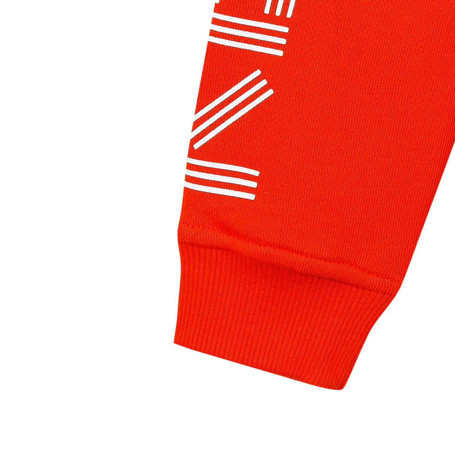Boys Vivid Orange Cotton Sweatshirt