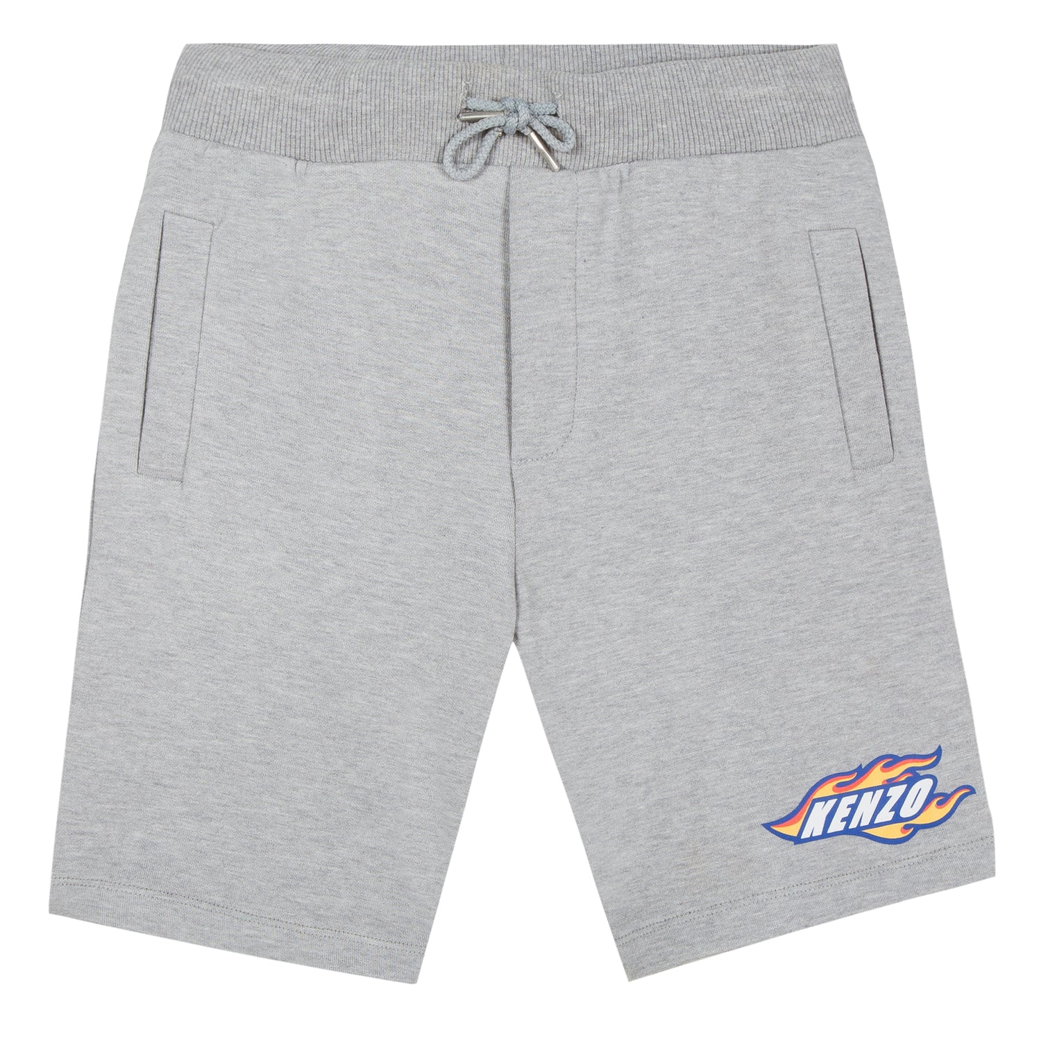 Boys Grey Cotton Shorts