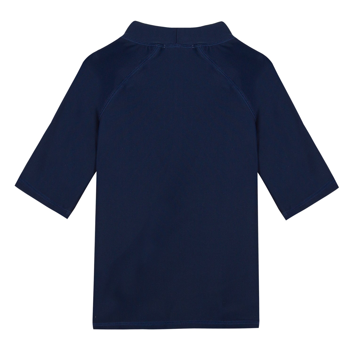 Boys Navy Logo Swim Top