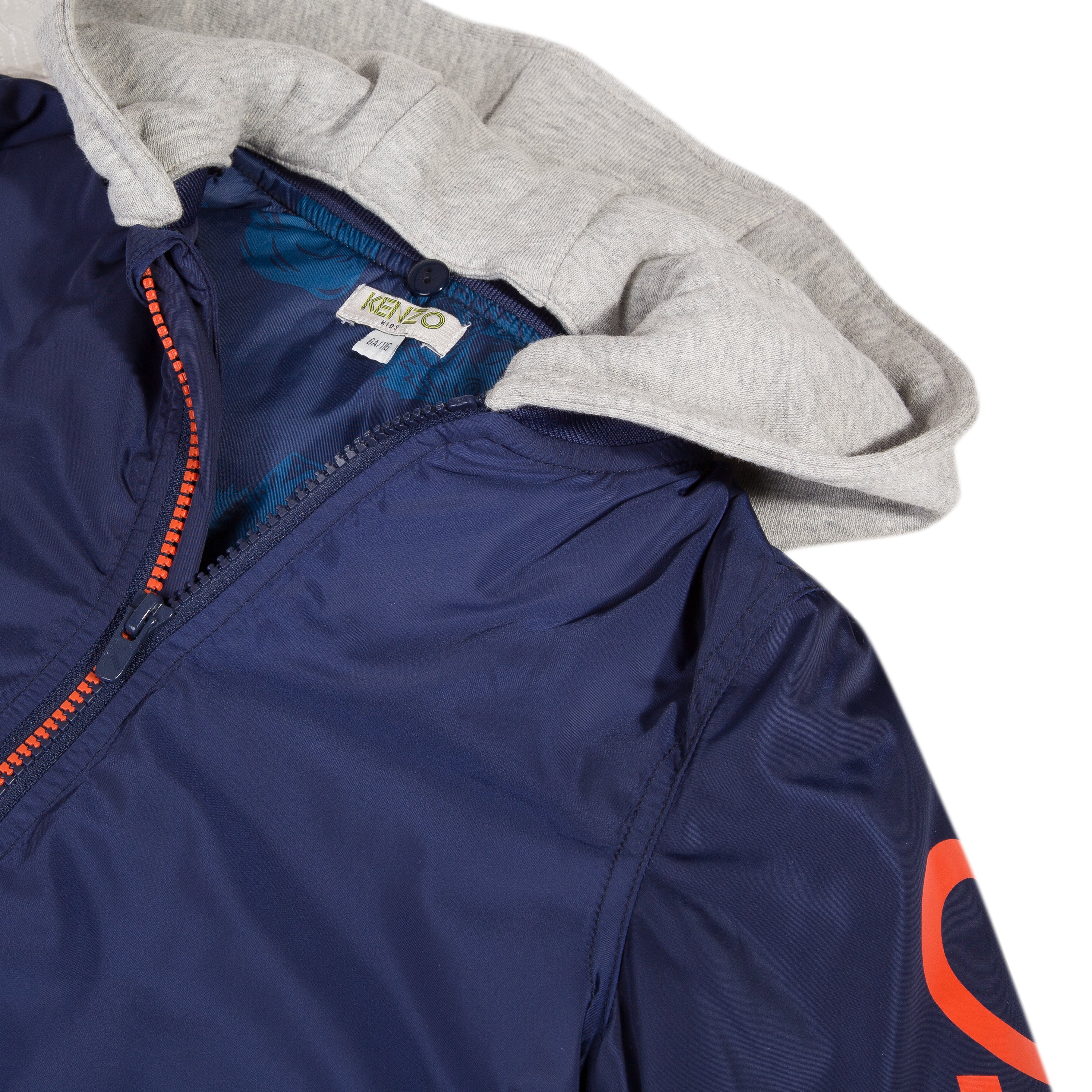 Boys Navy Cotton Jacket