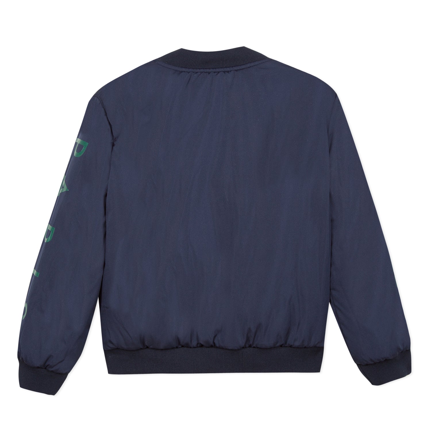 Boys Green & Navy Reversible Coat