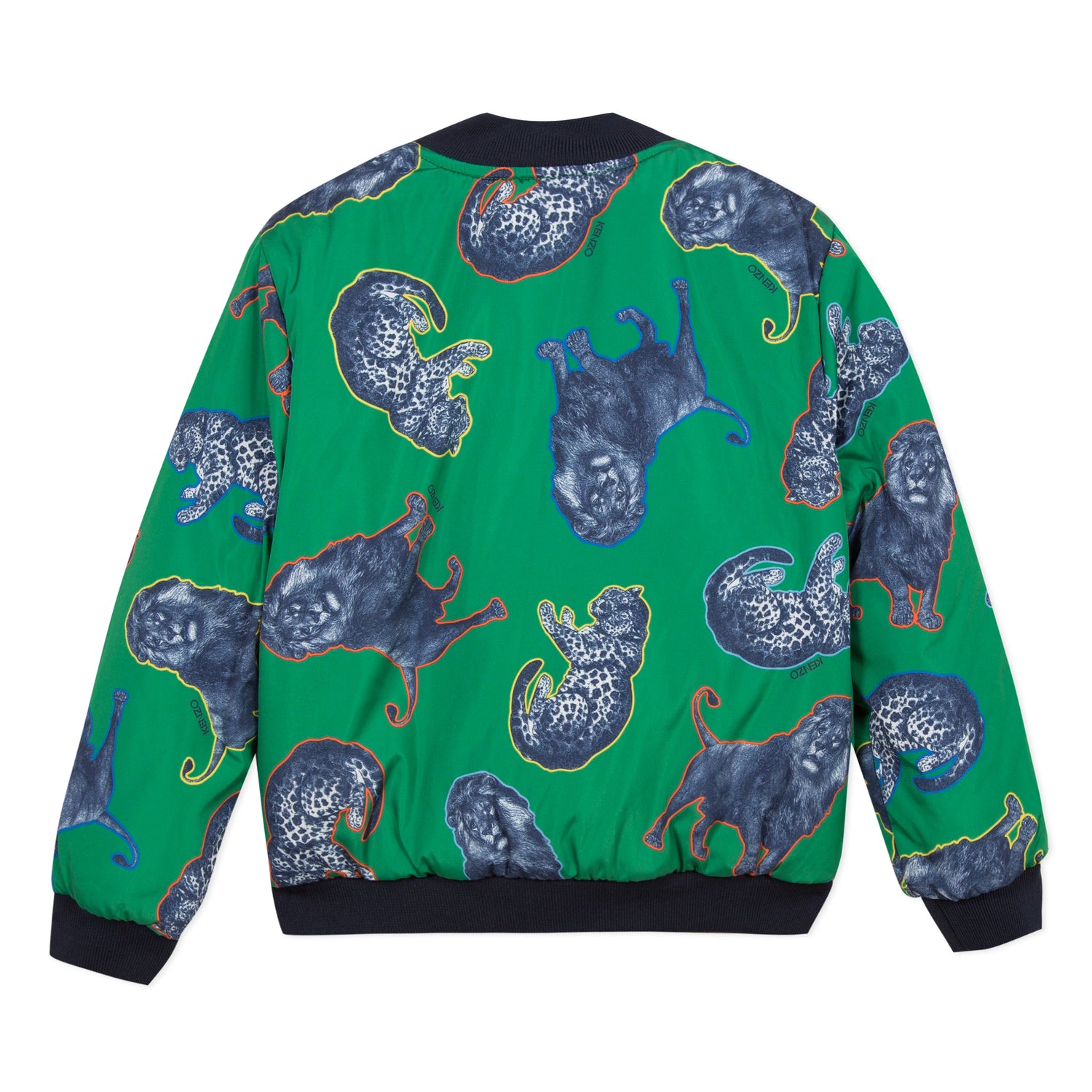 Boys Green & Navy Reversible Coat