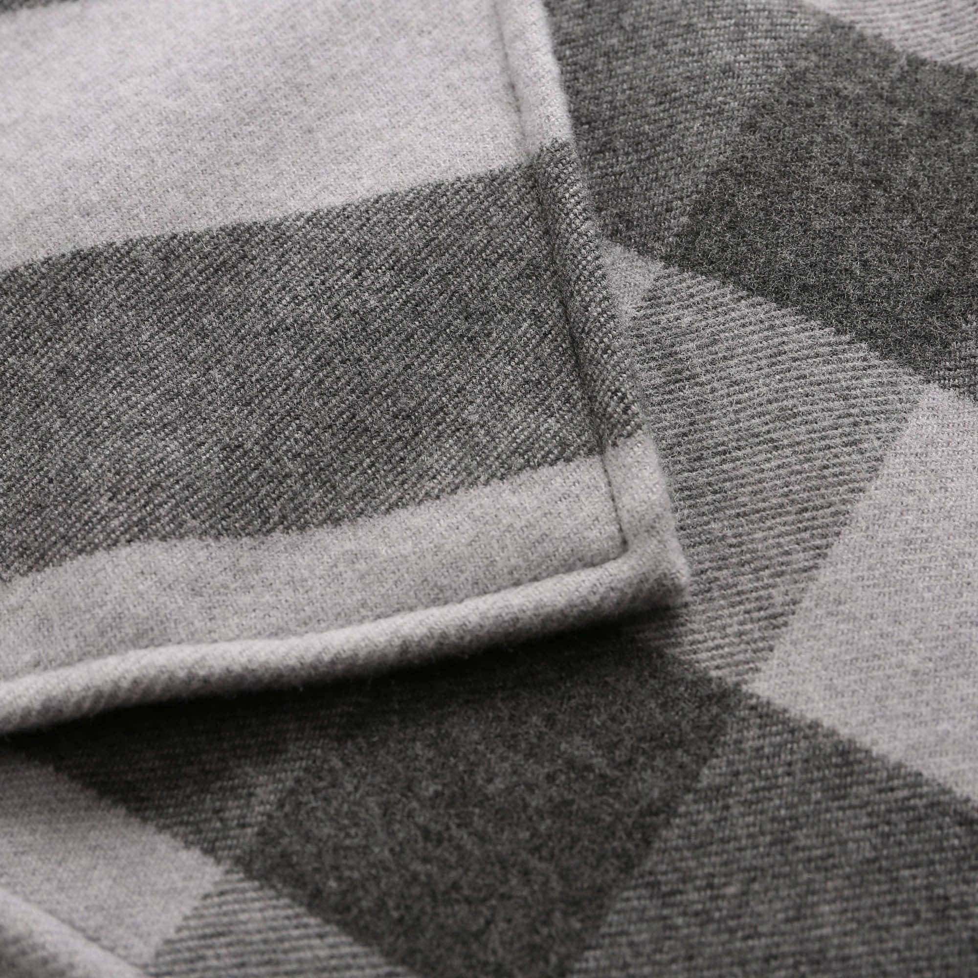 Girls Pale Grey Wool Shawls - CÉMAROSE | Children's Fashion Store - 4