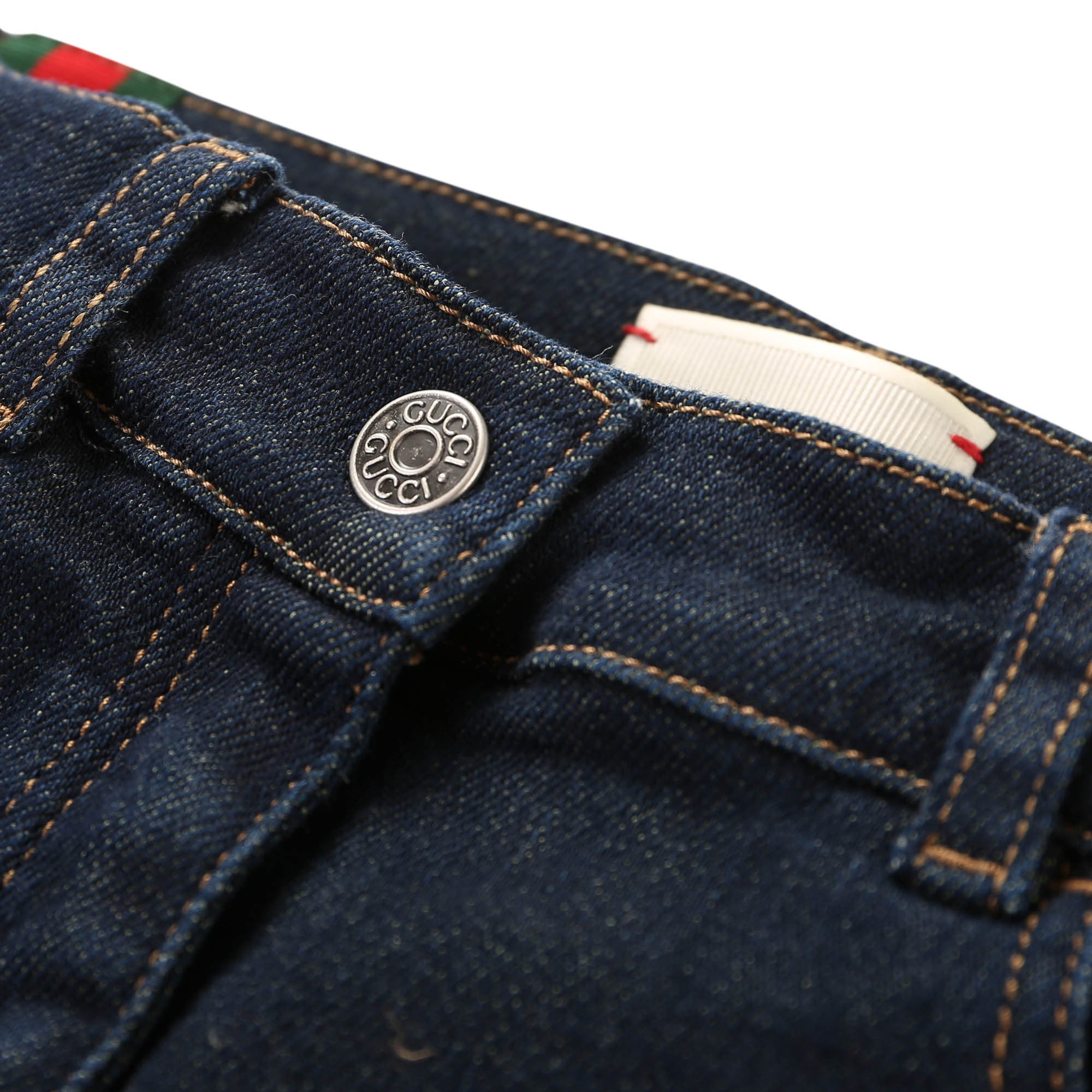 Baby Girls Blue Denim Cotton Jean - CÉMAROSE | Children's Fashion Store - 3