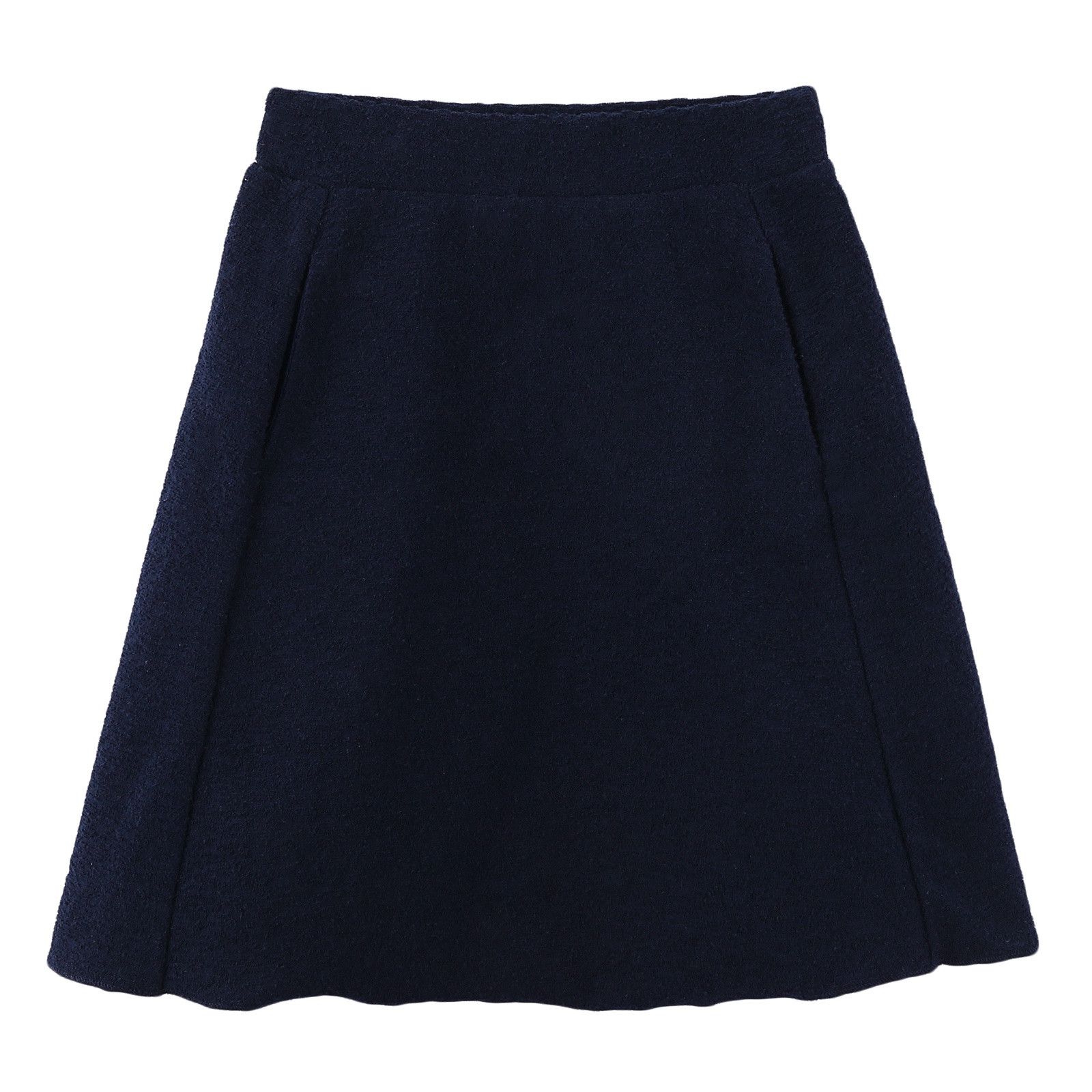 Girls Navy Blue Cotton Skirt - CÉMAROSE | Children's Fashion Store - 1