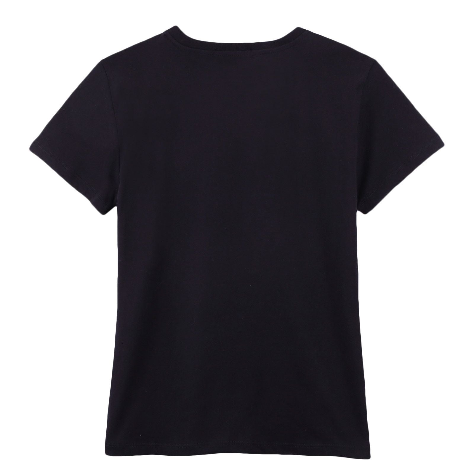 Boys Black Cotton Jersey T-Shirt With Black Brand Logo - CÉMAROSE | Children's Fashion Store - 2