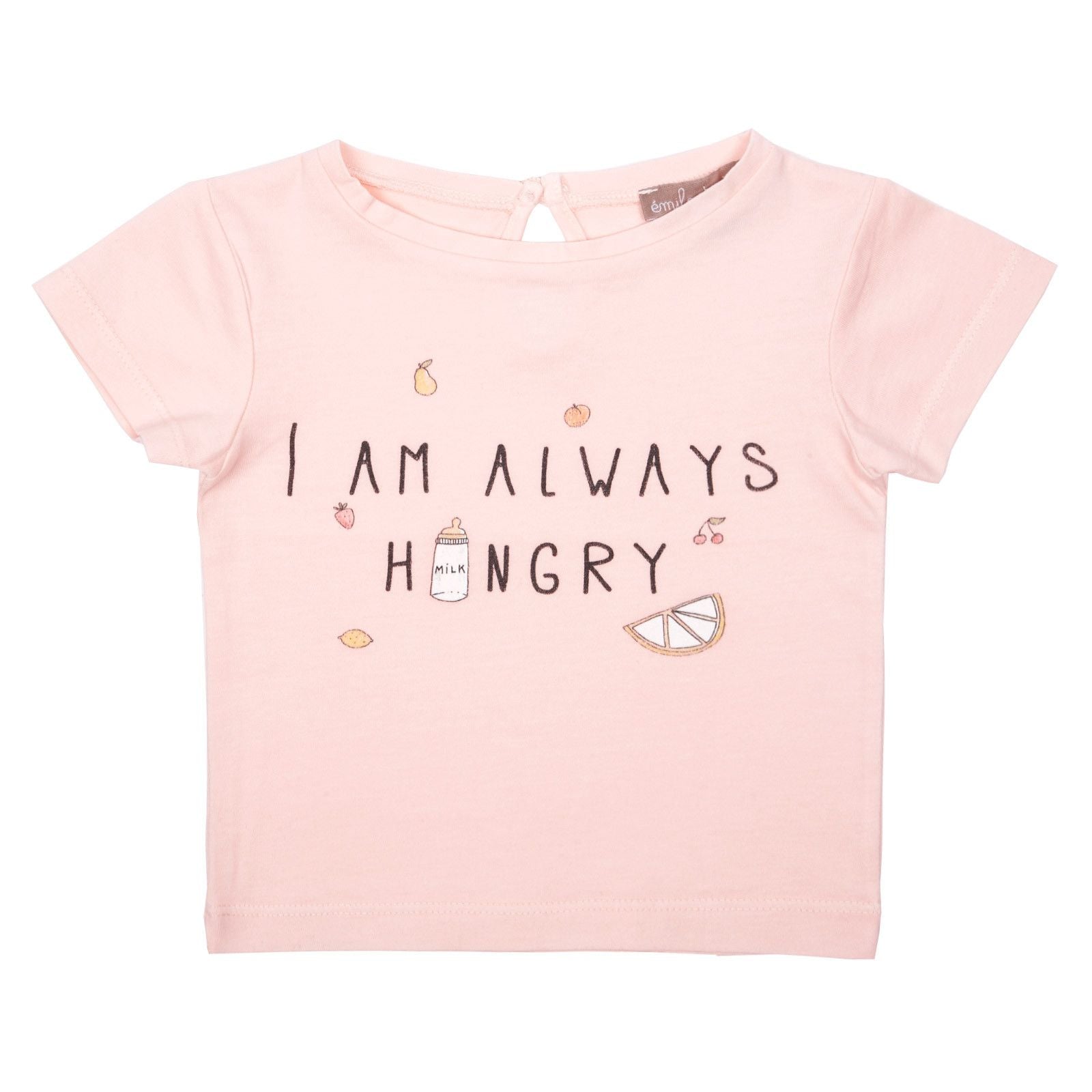 Girls Pink Slogan Printed Cotton T-Shirt - CÉMAROSE | Children's Fashion Store