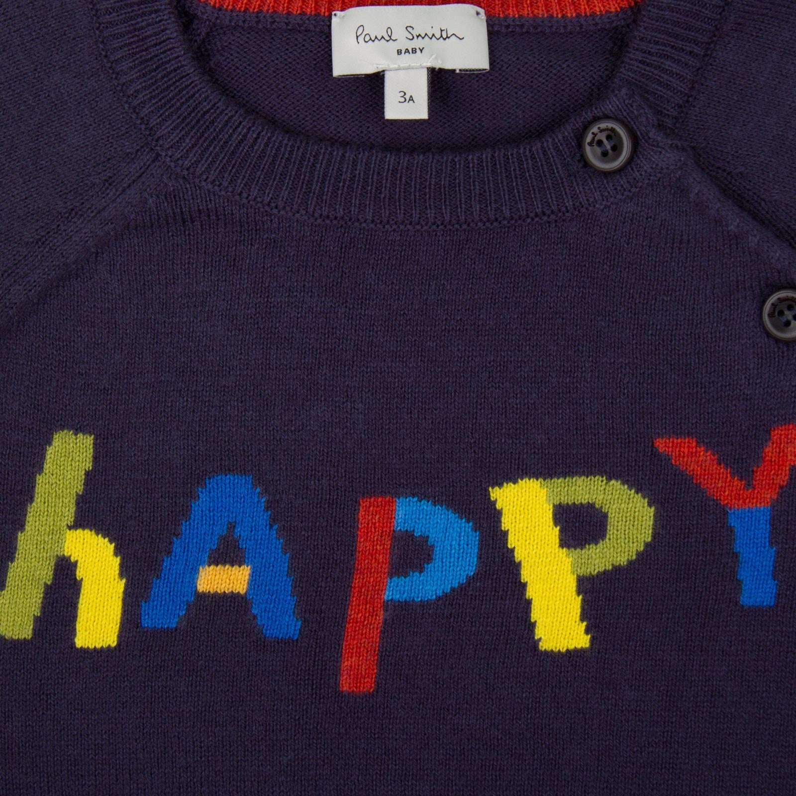 Baby Boys Navy Blue Embroidered Logo Sweater - CÉMAROSE | Children's Fashion Store - 3