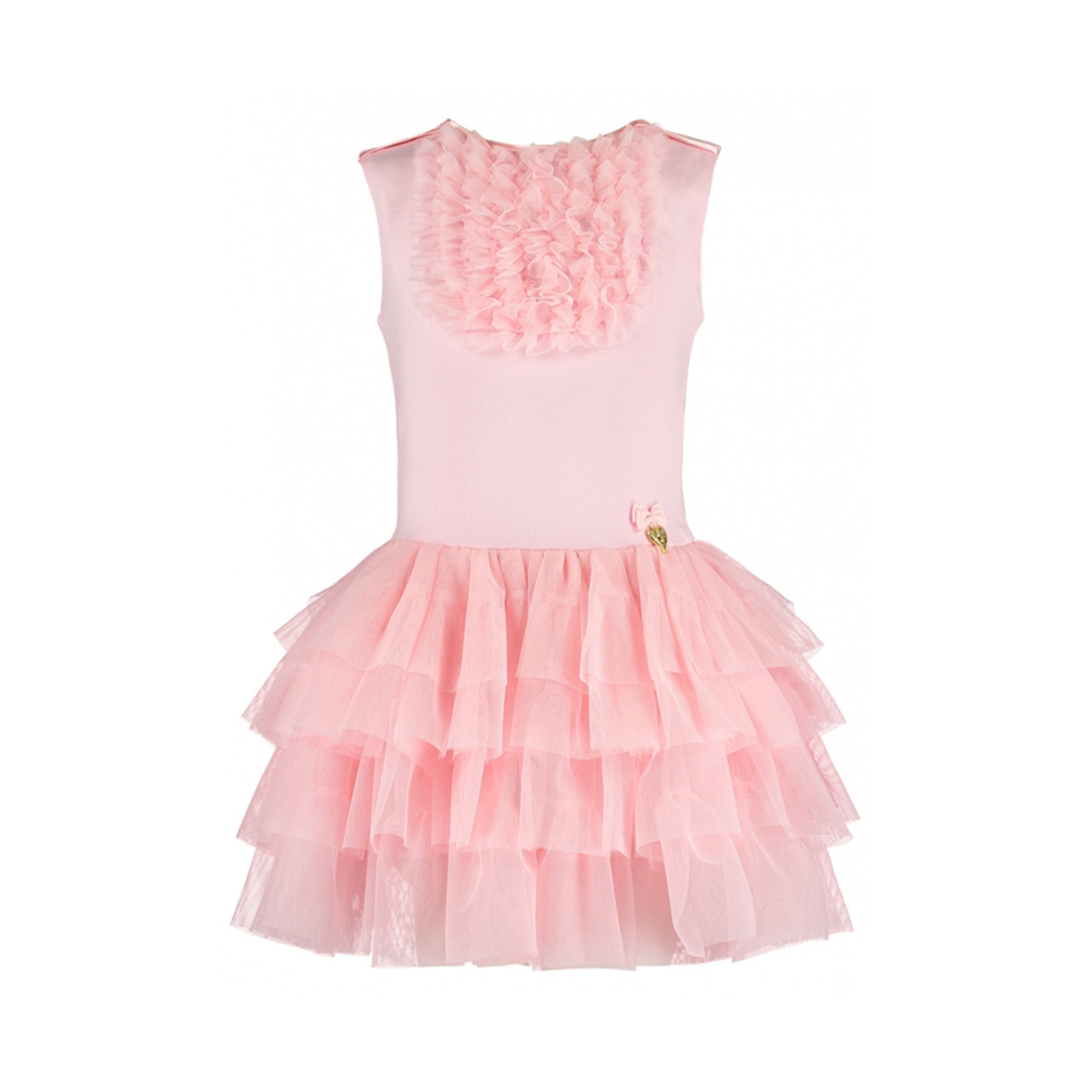 Robe en coton rose pour filles