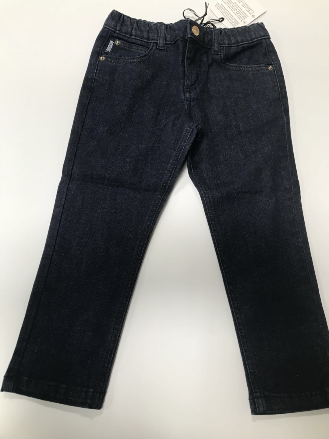 Pantalon en coton bleu moyen pour bébés filles