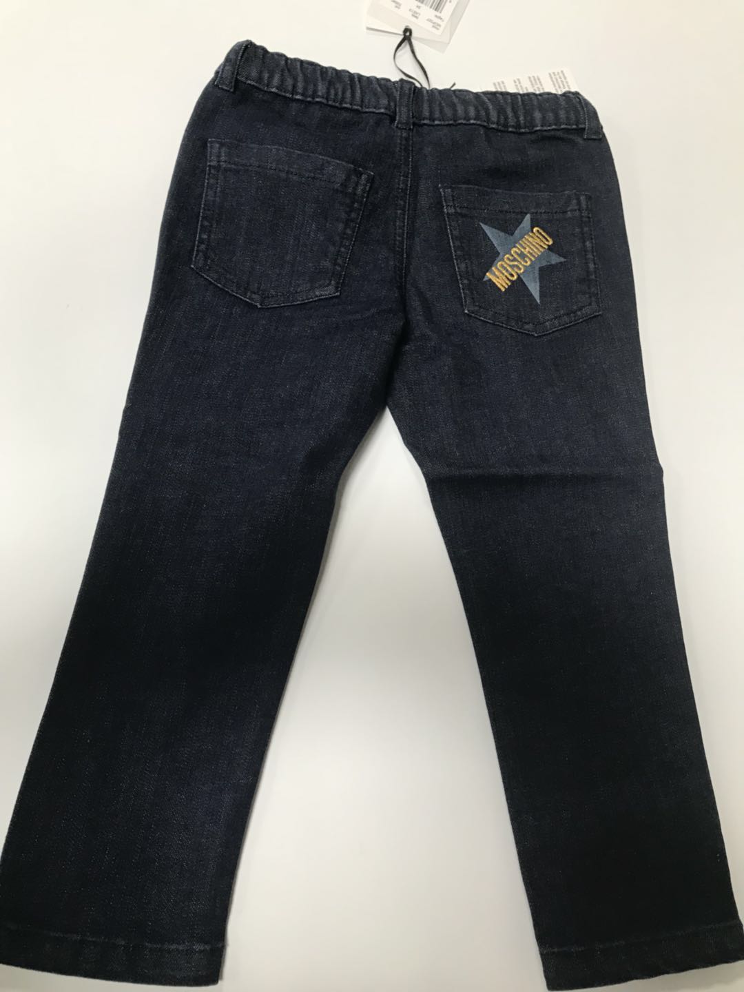 Pantalon en coton bleu moyen pour bébés filles