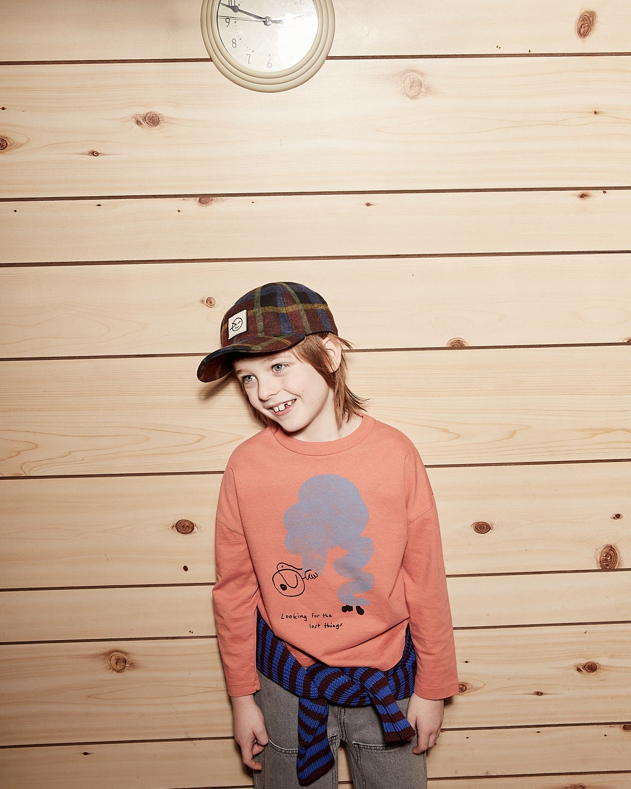 Boys & Girls Pink Printed Cotton T-Shirt