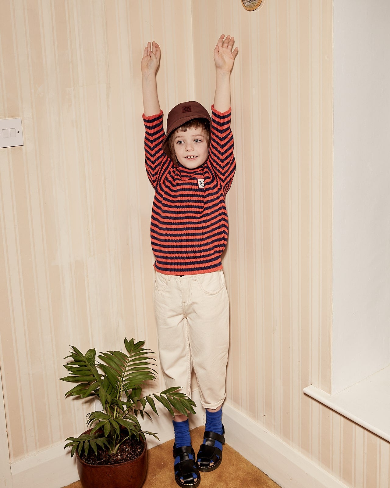 Boys & Girls White Denim Trousers