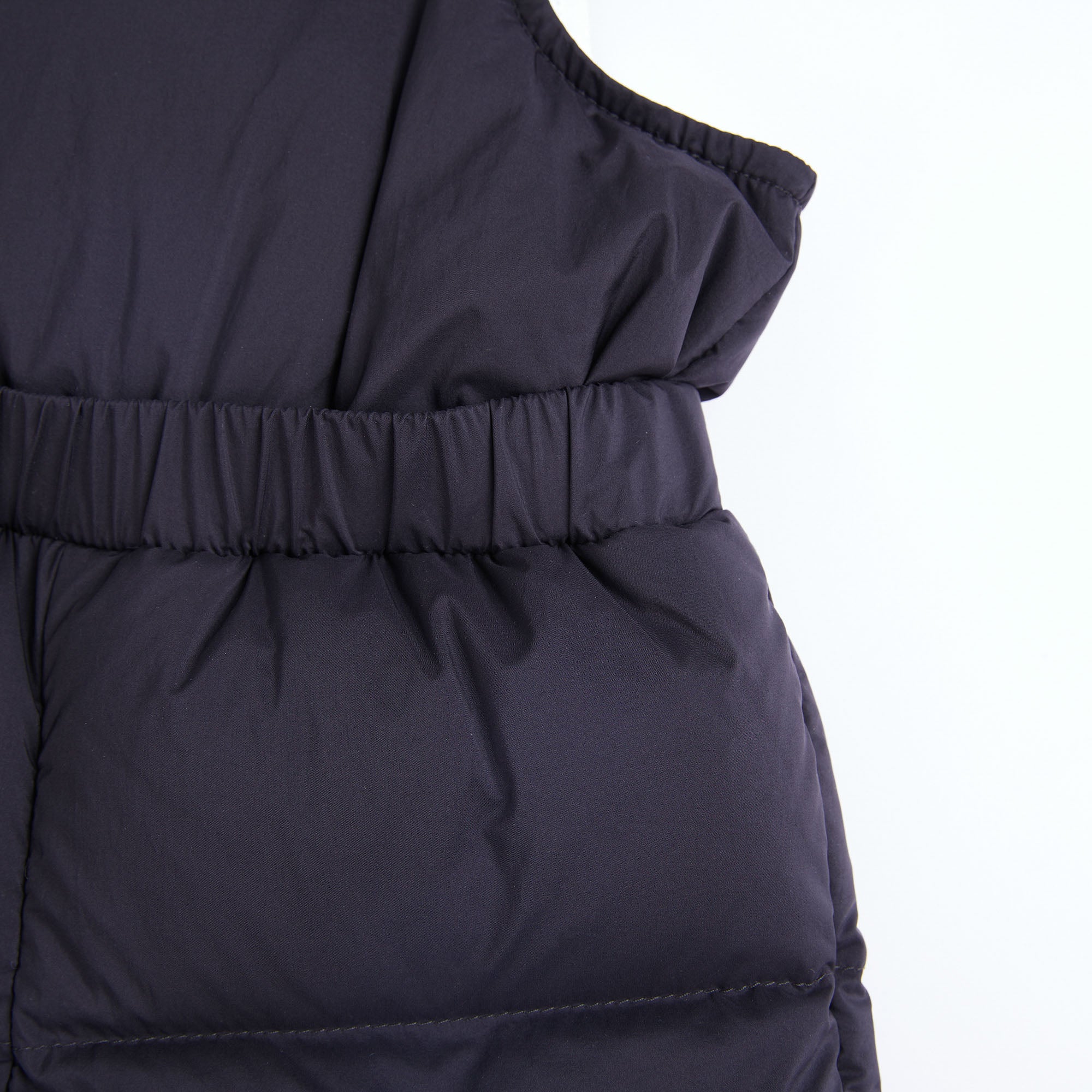 Baby Boys & Girls Black Padded Down Trousers