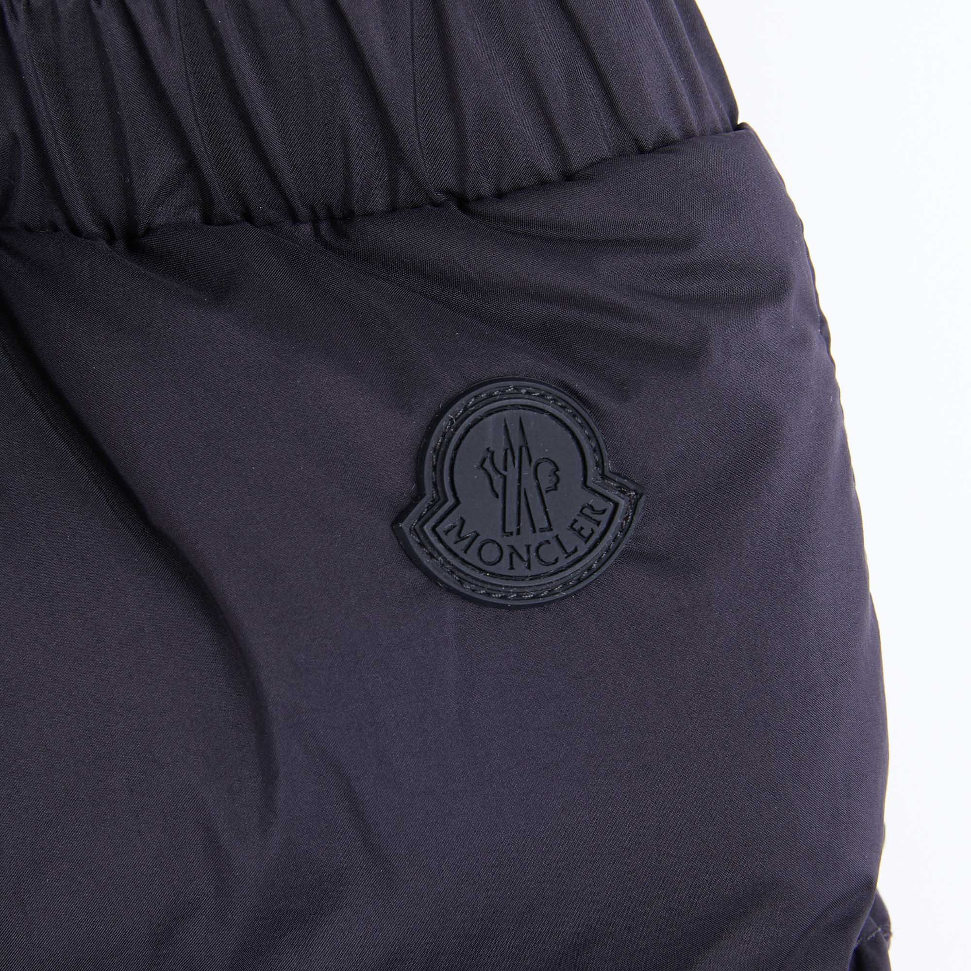 Baby Boys & Girls Black Padded Down Trousers