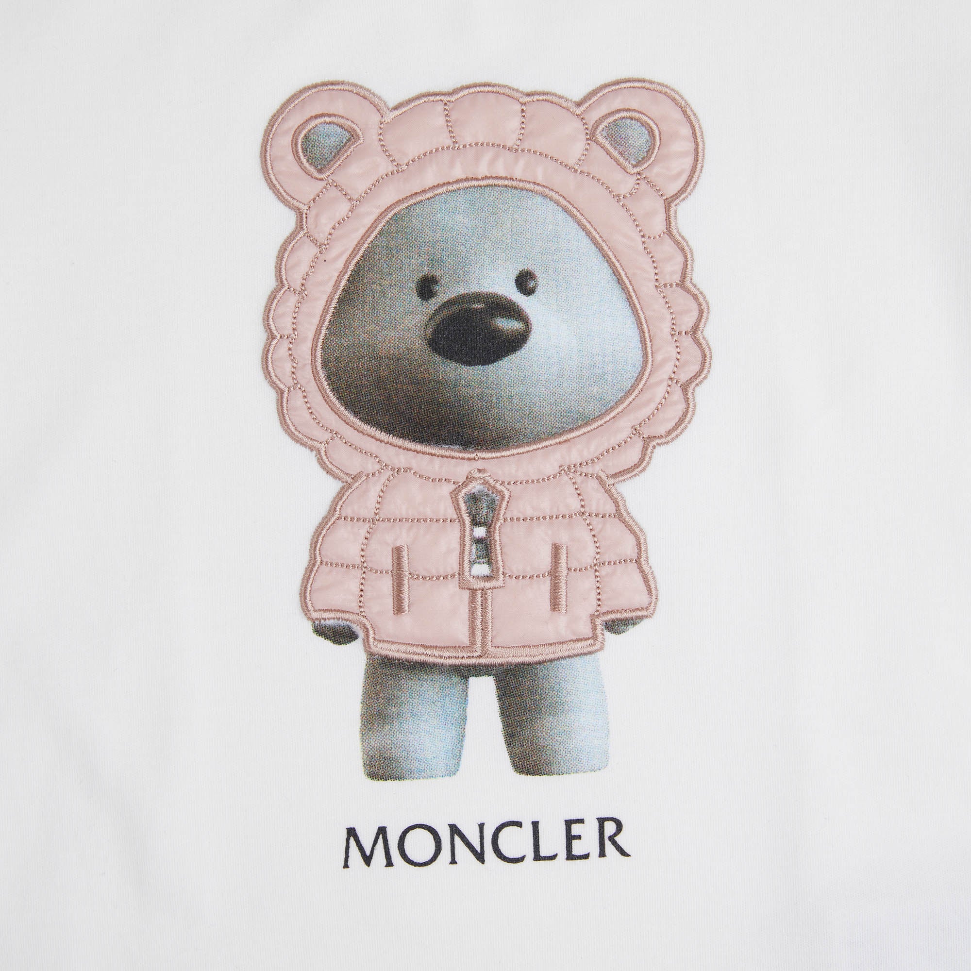 Baby Boys & Girls White Printed Cotton T-Shirt