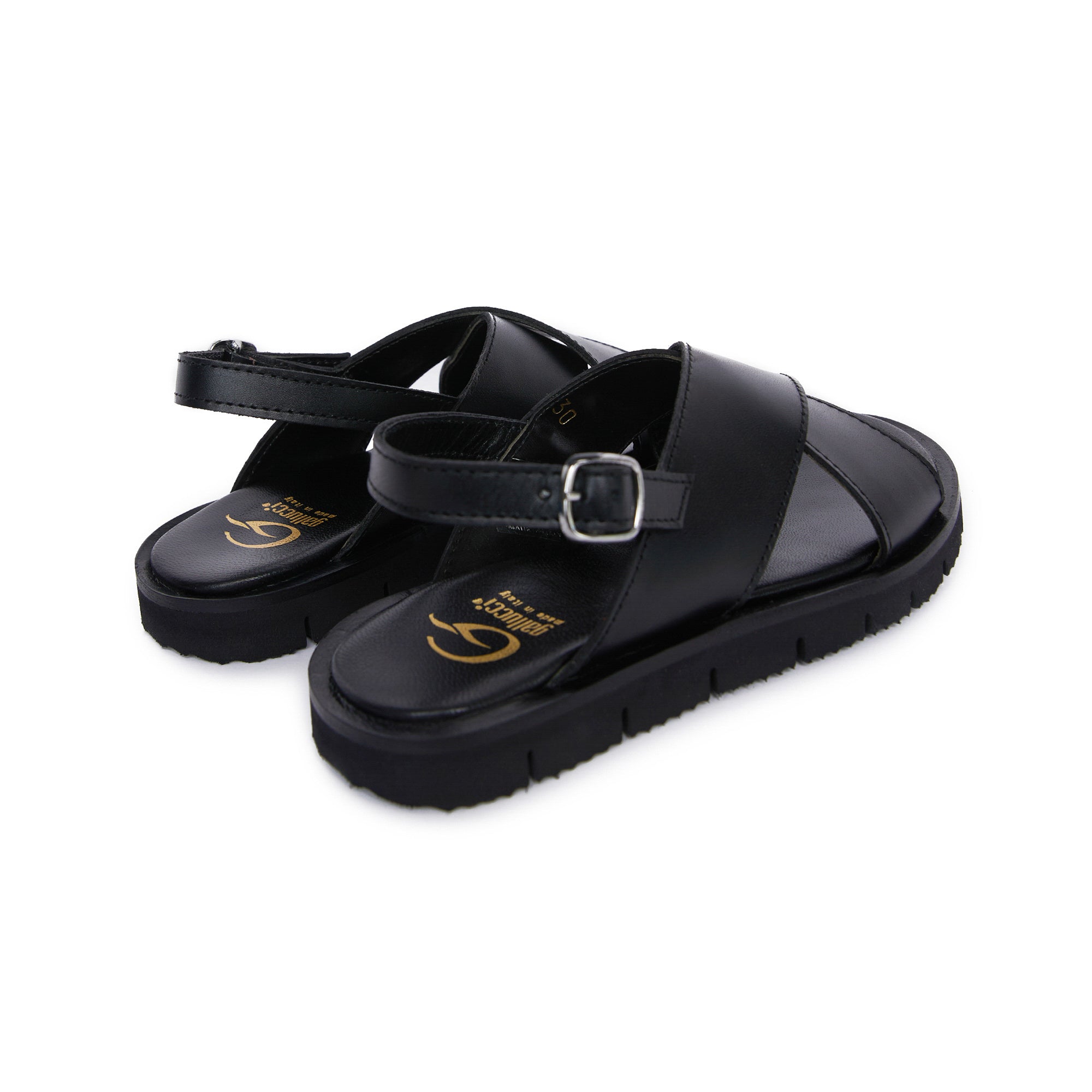 Girls Black Sandals