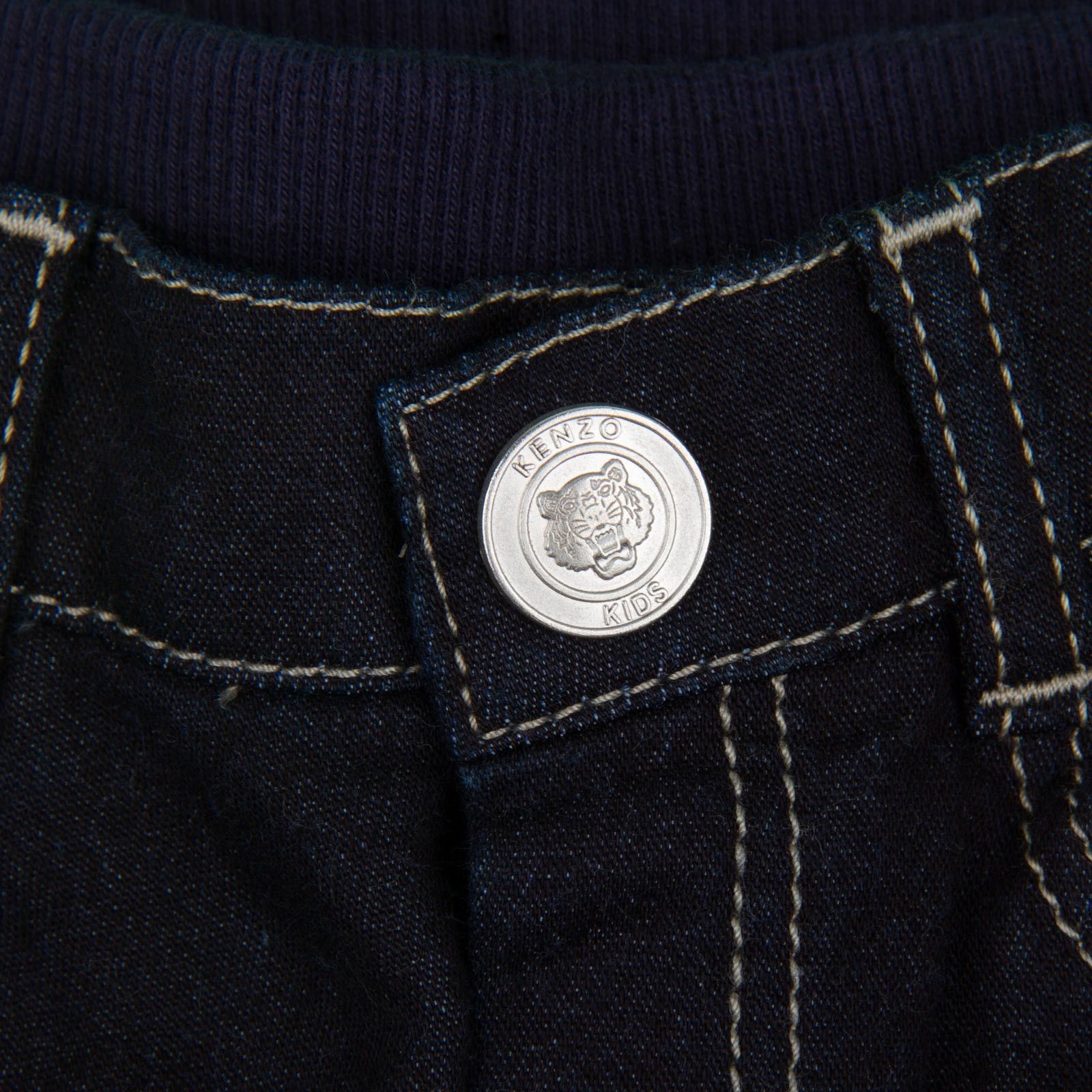Baby Boys Blue Denim Skinny Fit Jeans - CÉMAROSE | Children's Fashion Store - 3