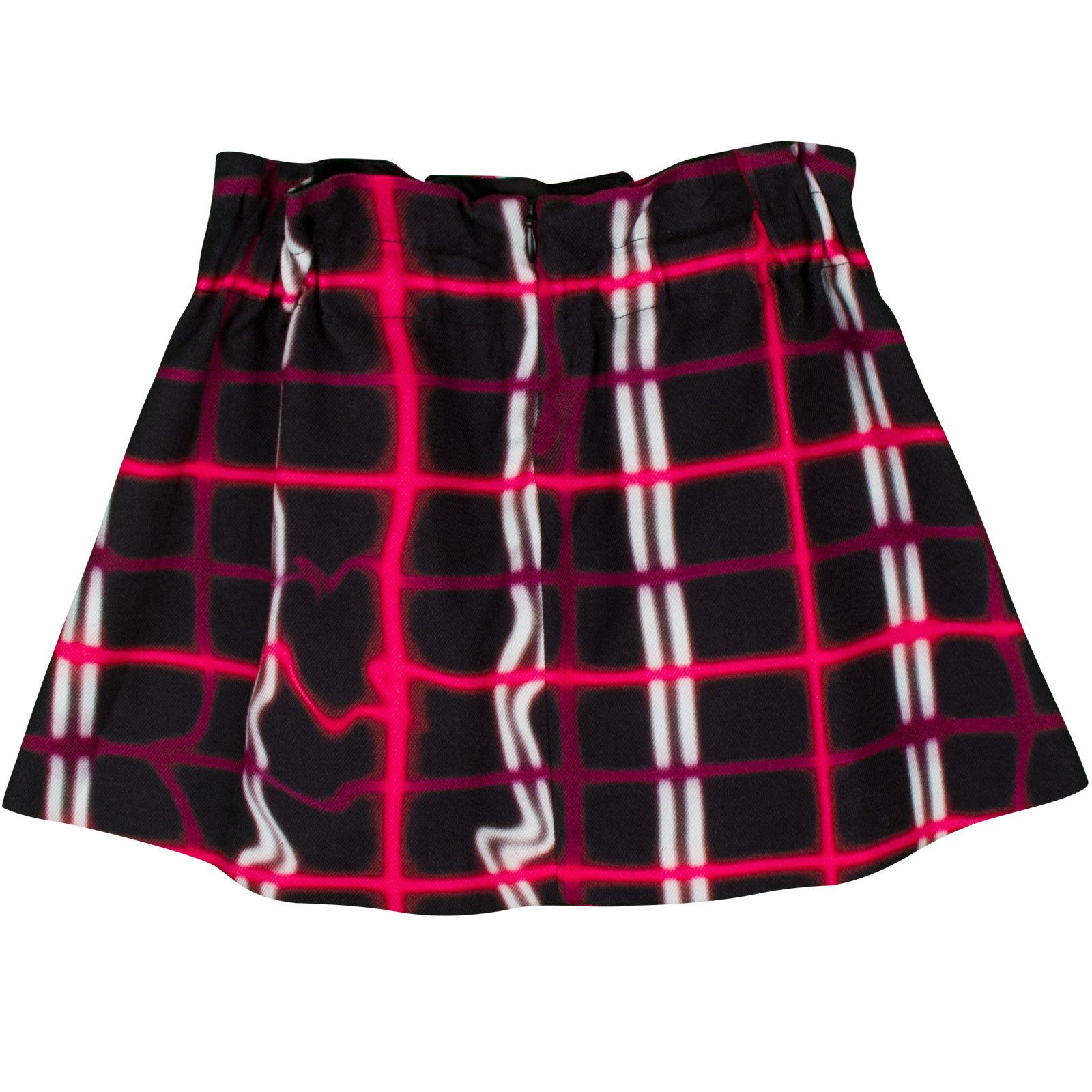 Girls Black Skirt With Red&White Check Printed - CÉMAROSE | Children's Fashion Store - 2