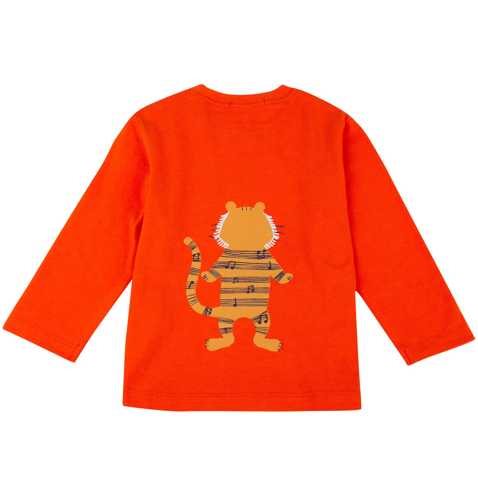 Baby Boys Orange Tiger Printed T-Shirt - CÉMAROSE | Children's Fashion Store - 2