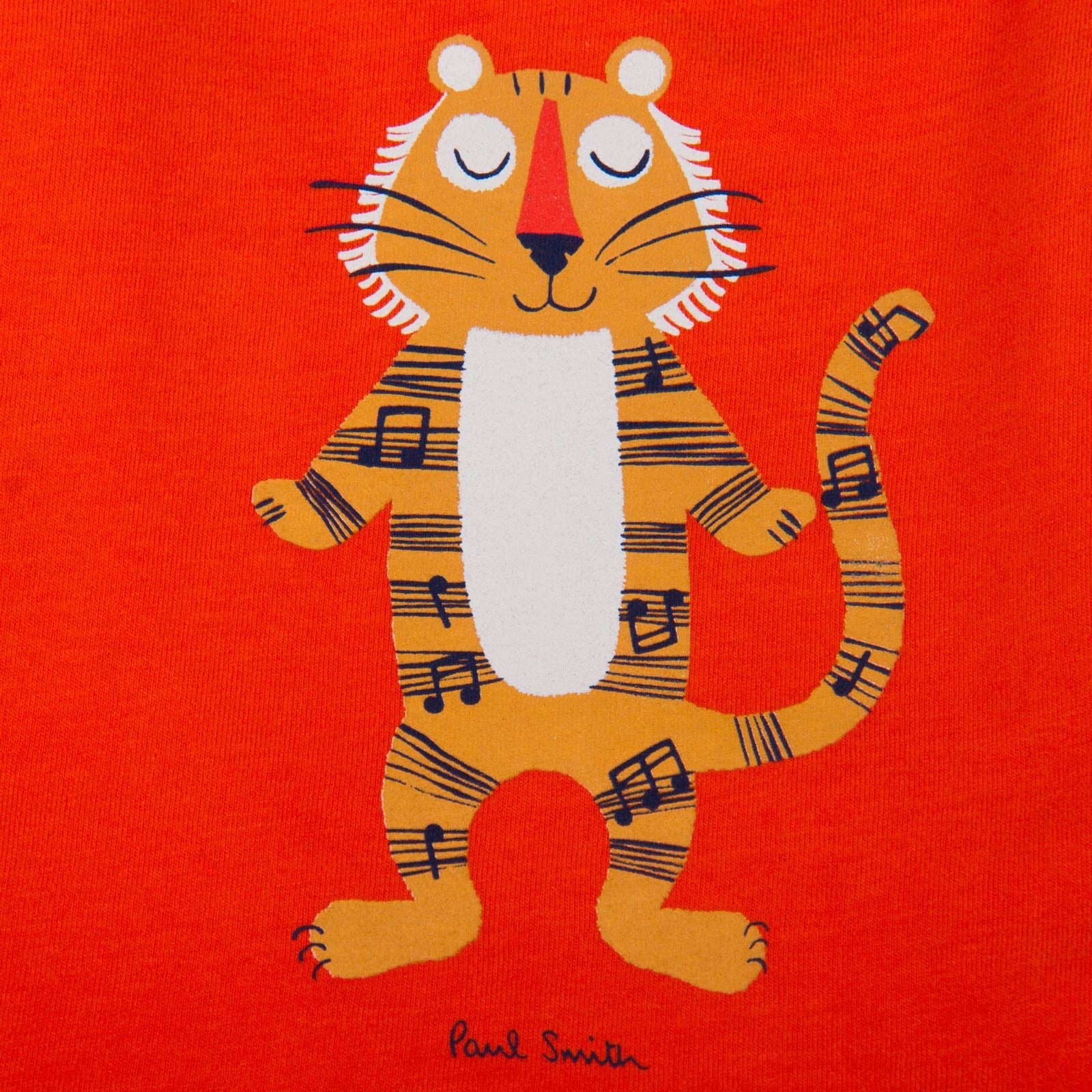 Baby Boys Orange Tiger Printed T-Shirt - CÉMAROSE | Children's Fashion Store - 4