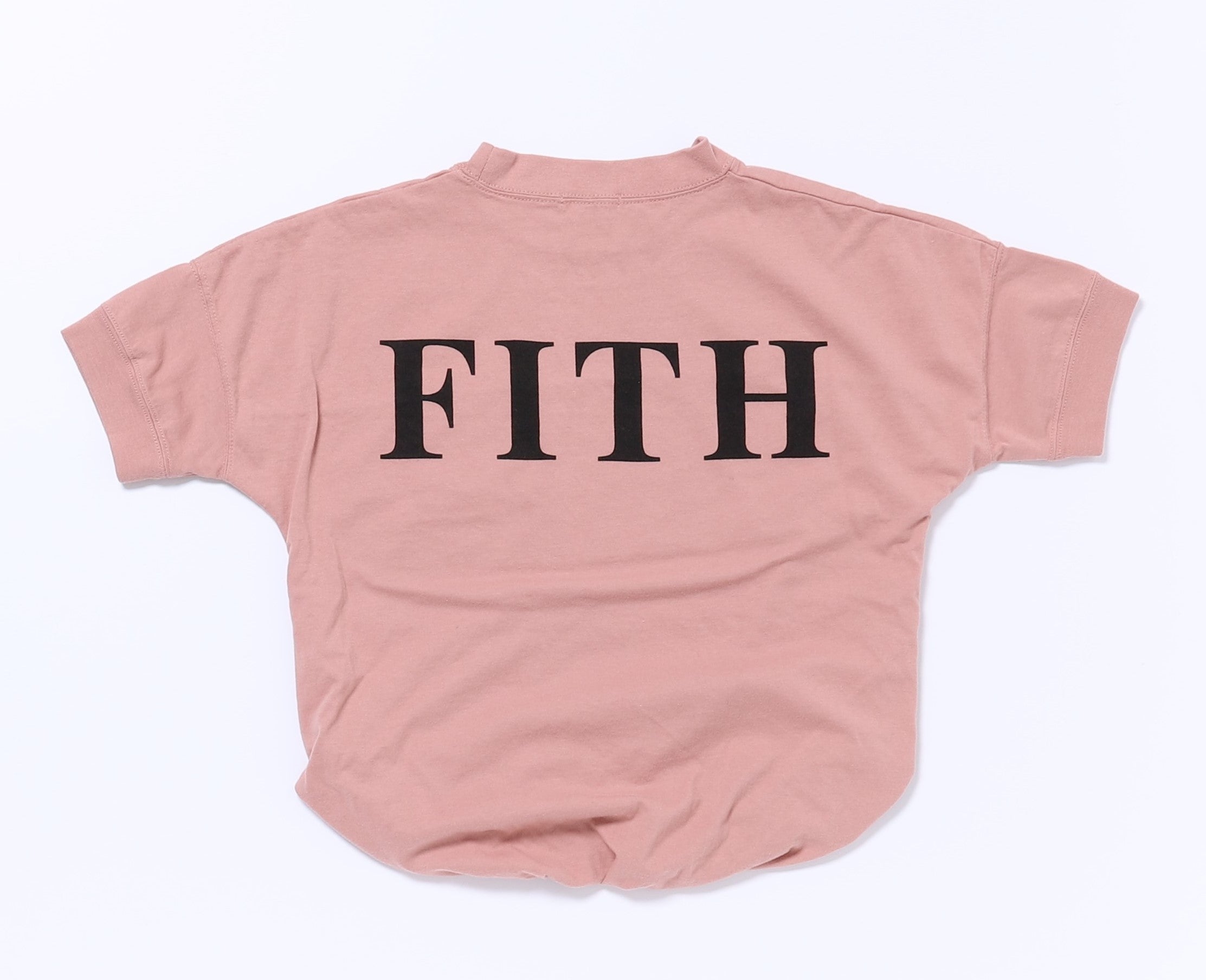 T-shirt rose pour filles avec logo