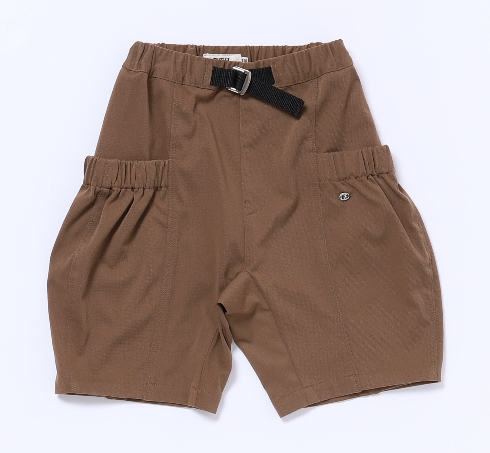 Short en lin beige pour filles