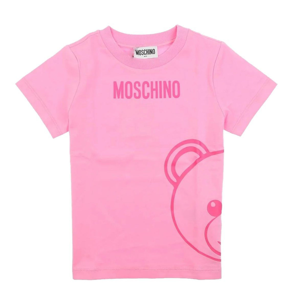 Boys & Girls Pink Cotton T-Shirt