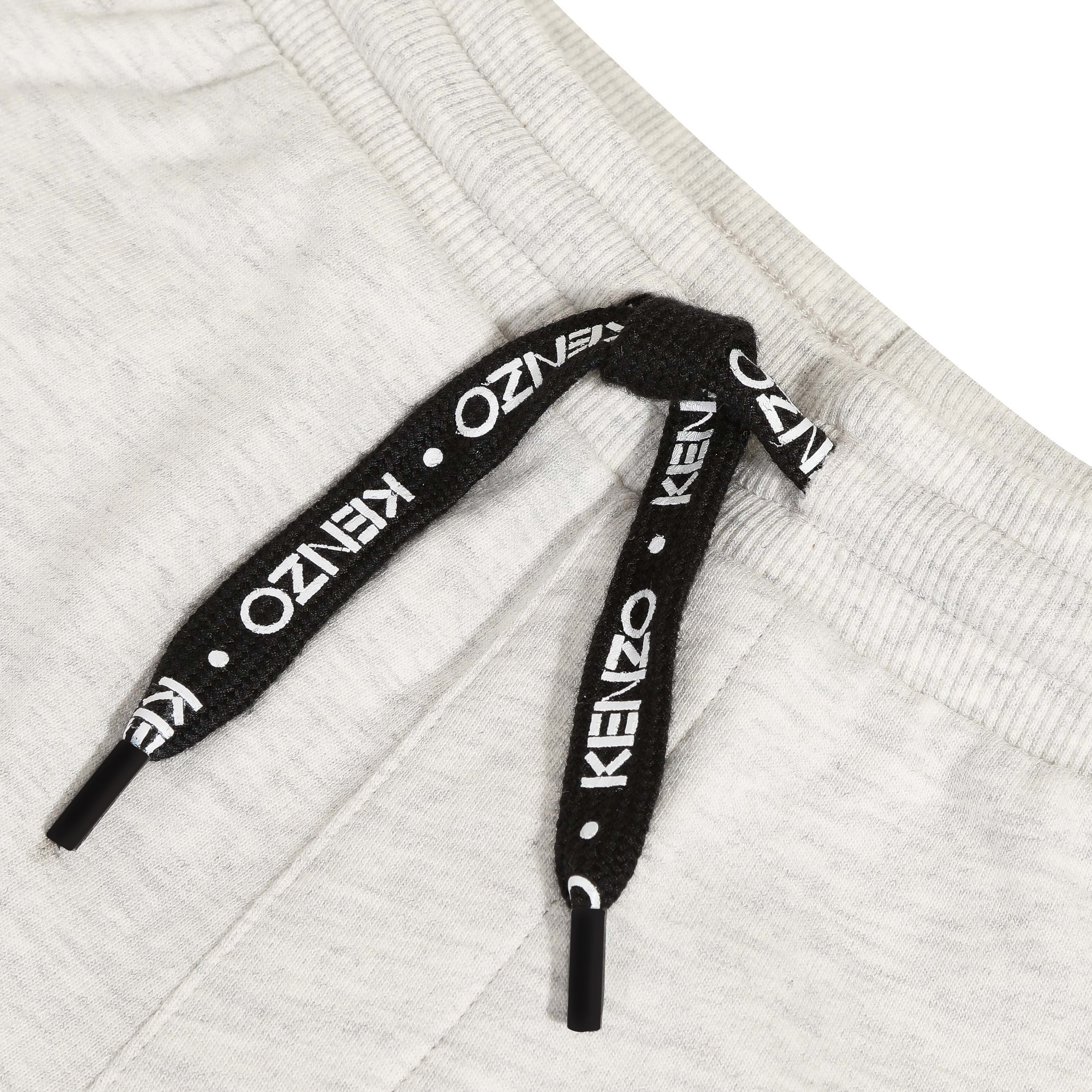 Boys Grey Cotton Shorts