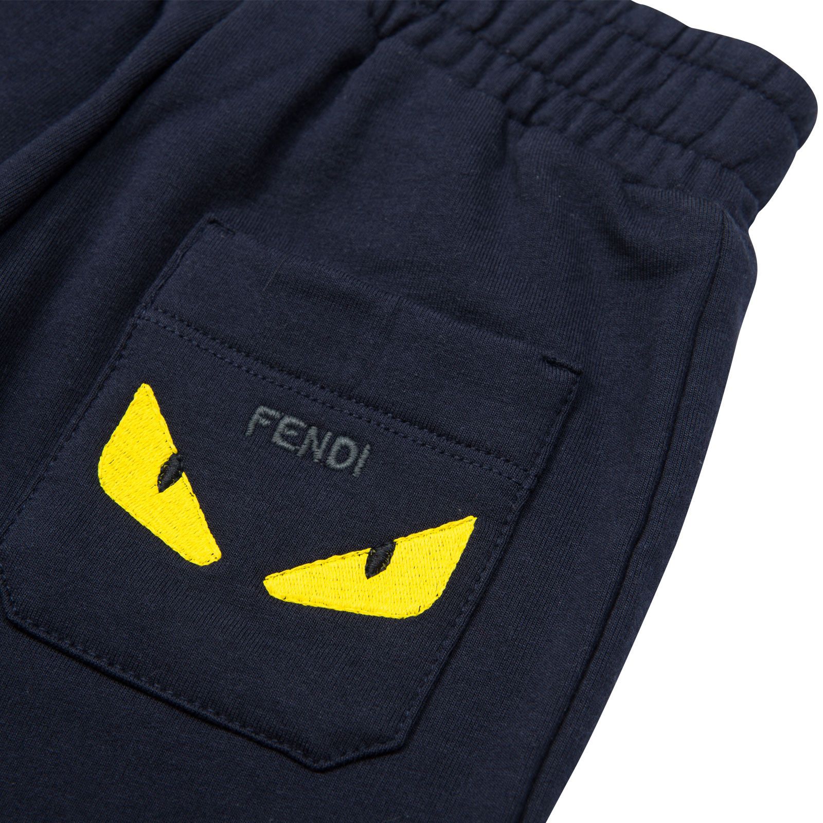 Boys Blue Tracksuit Trousers With Striped Leg Cuffs - CÉMAROSE | Children's Fashion Store - 5