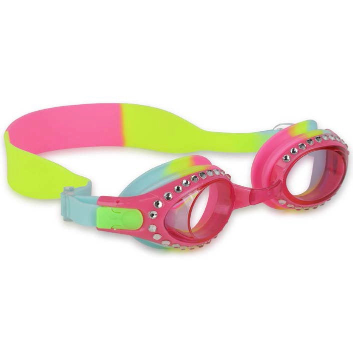 Girls Pink Swim Glasses