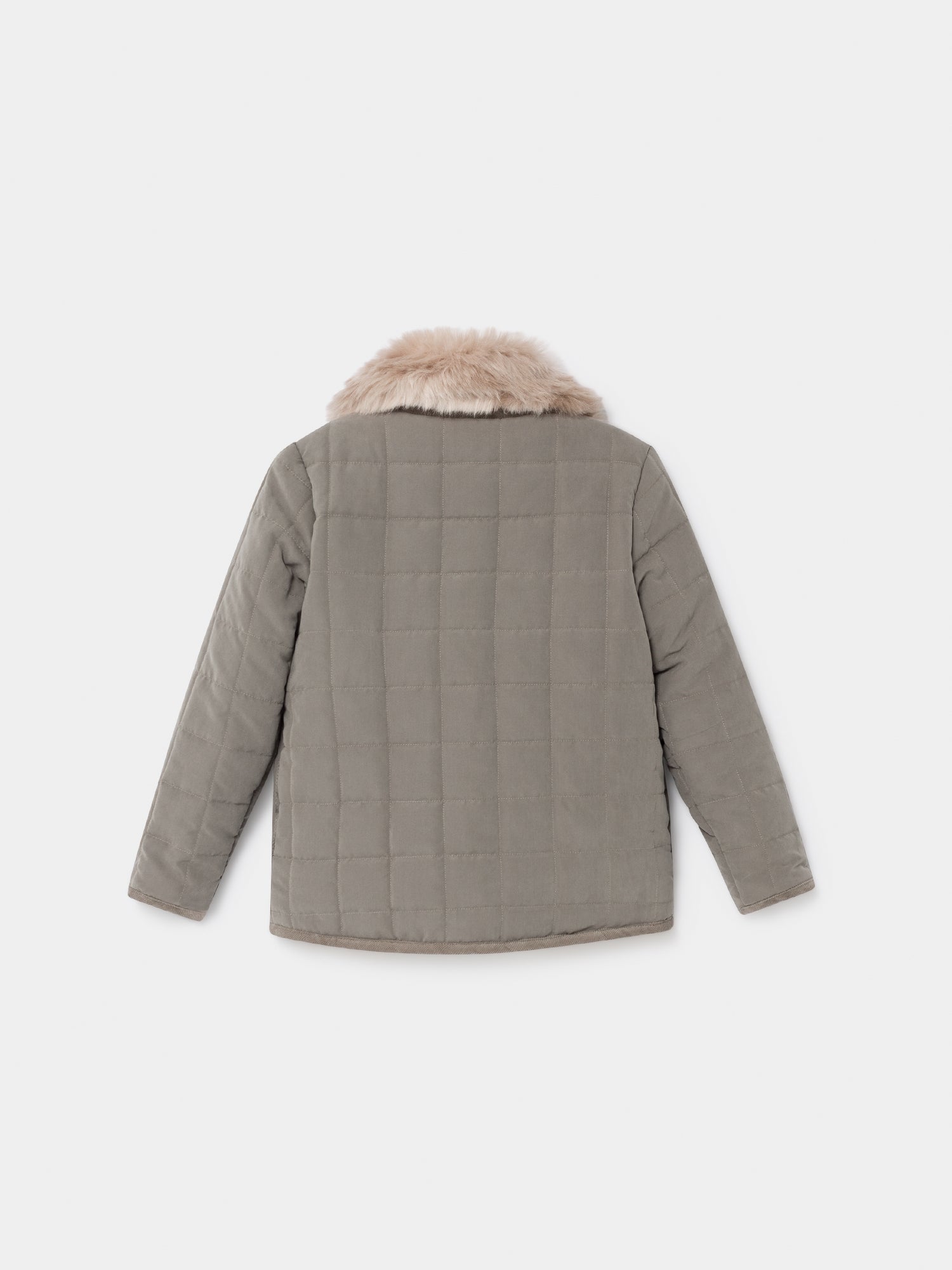 Boys & Girls Grey Volcano Quilted Jacket