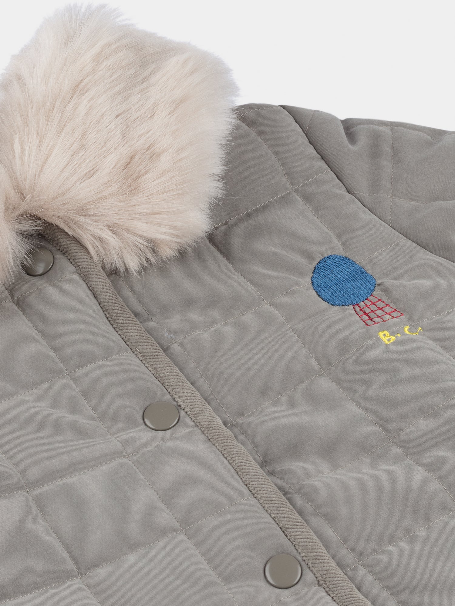 Boys & Girls Grey Volcano Quilted Jacket