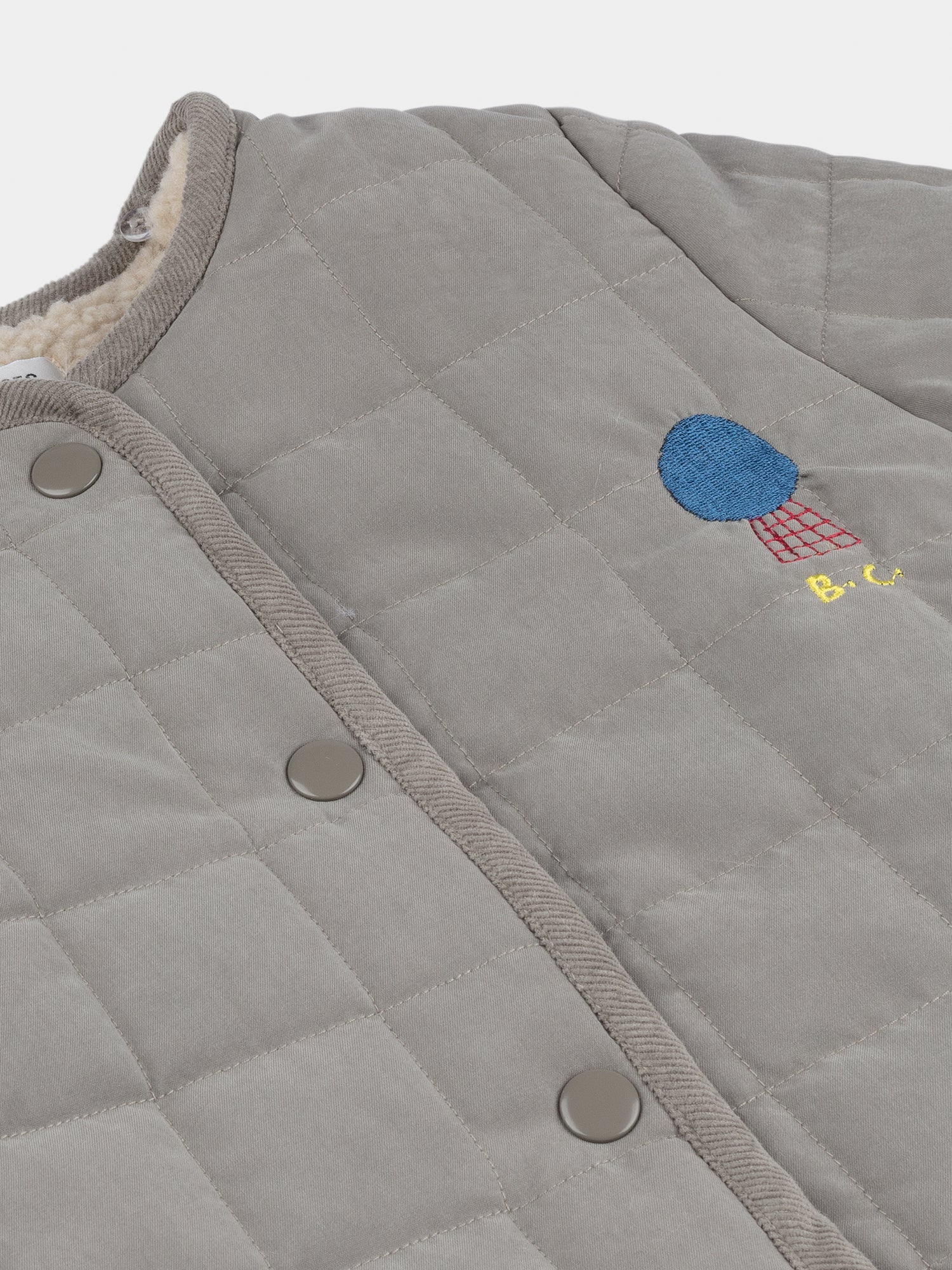 Boys & Girls Grey Volcano Quilted Jacket