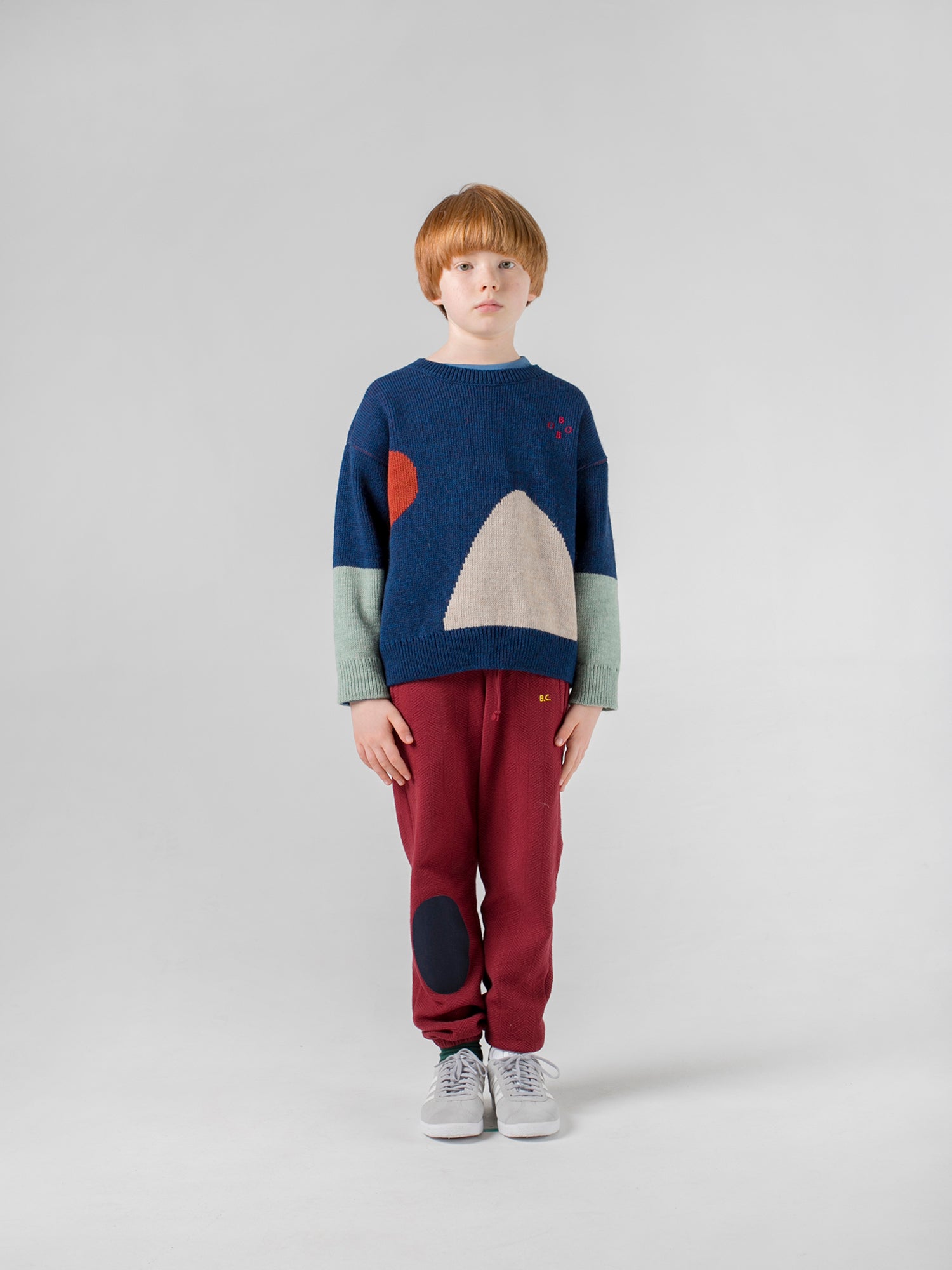 Boys & Girls Navy Logo Sweater