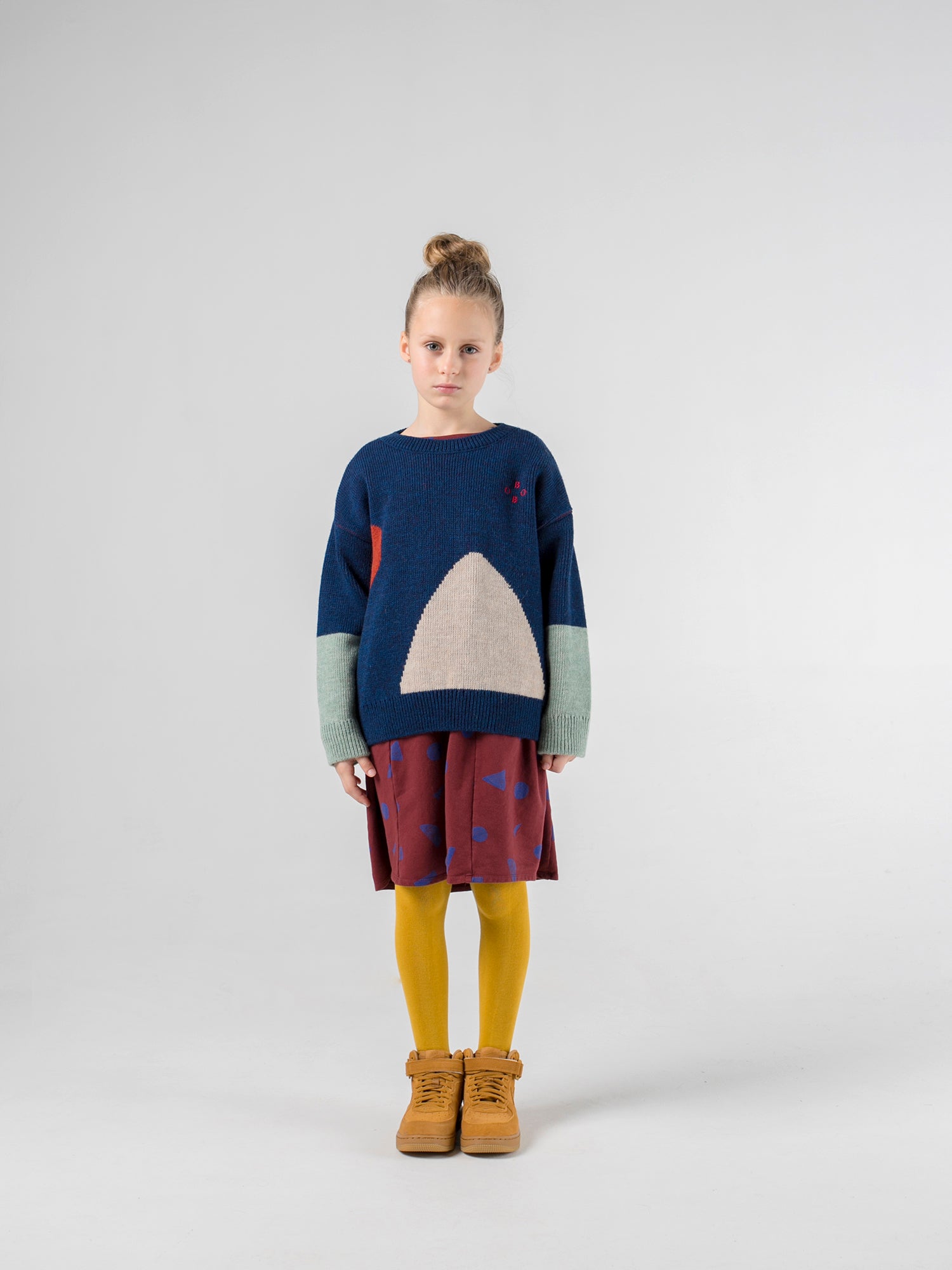 Boys & Girls Navy Logo Sweater