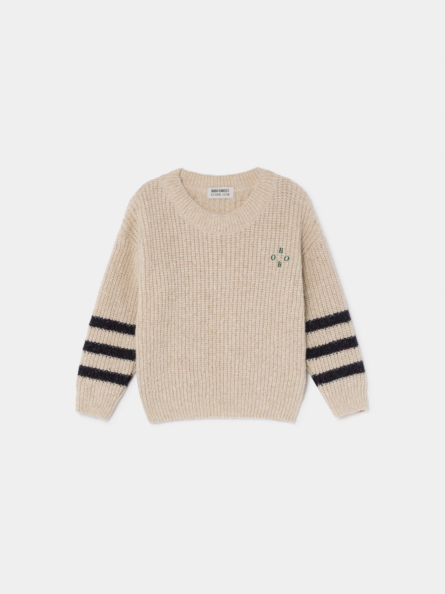 Boys & Girls Beige Logo Sweater