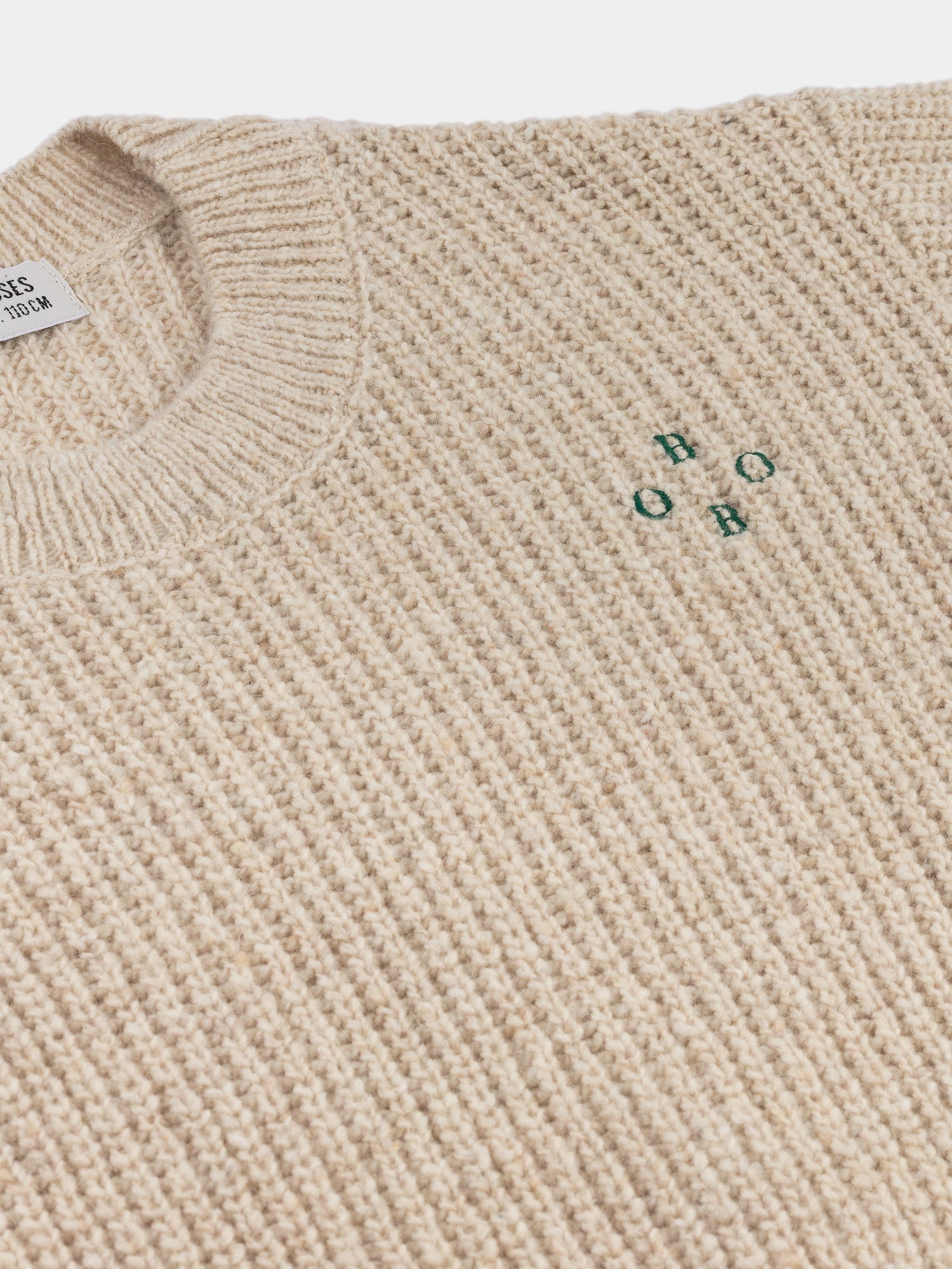 Boys & Girls Beige Logo Sweater