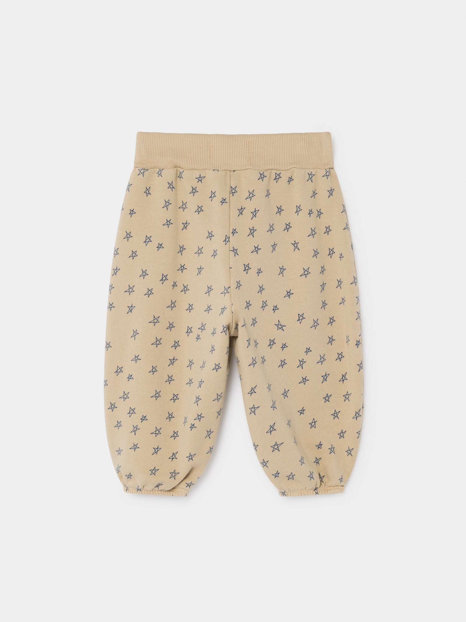 Baby Boys Yellow Stars Cotton Trousers