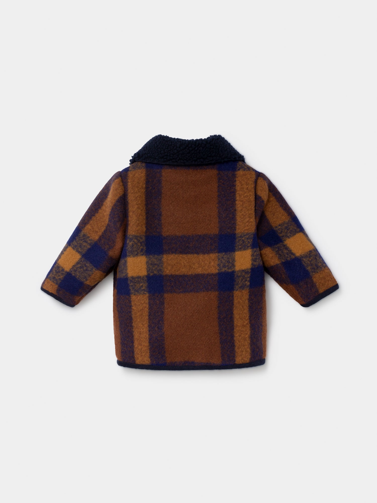 Baby Boys Caramel Check Jacket