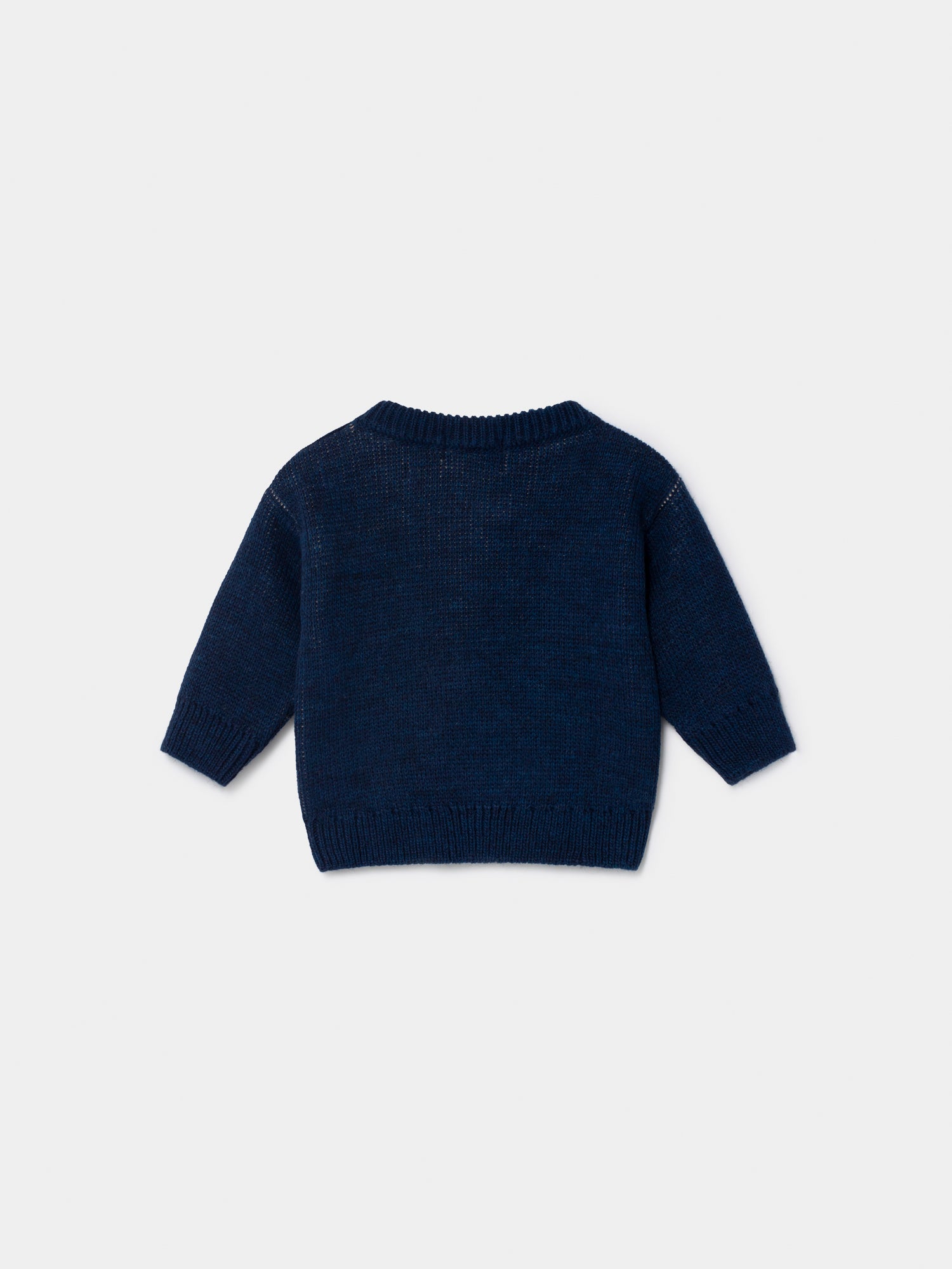Baby Boys Navy Logo Sweater