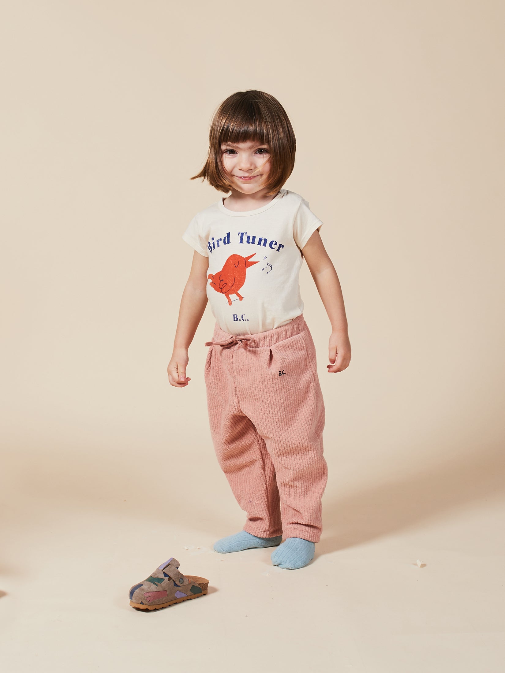 Baby Boys Rose Tan Jogging Pants