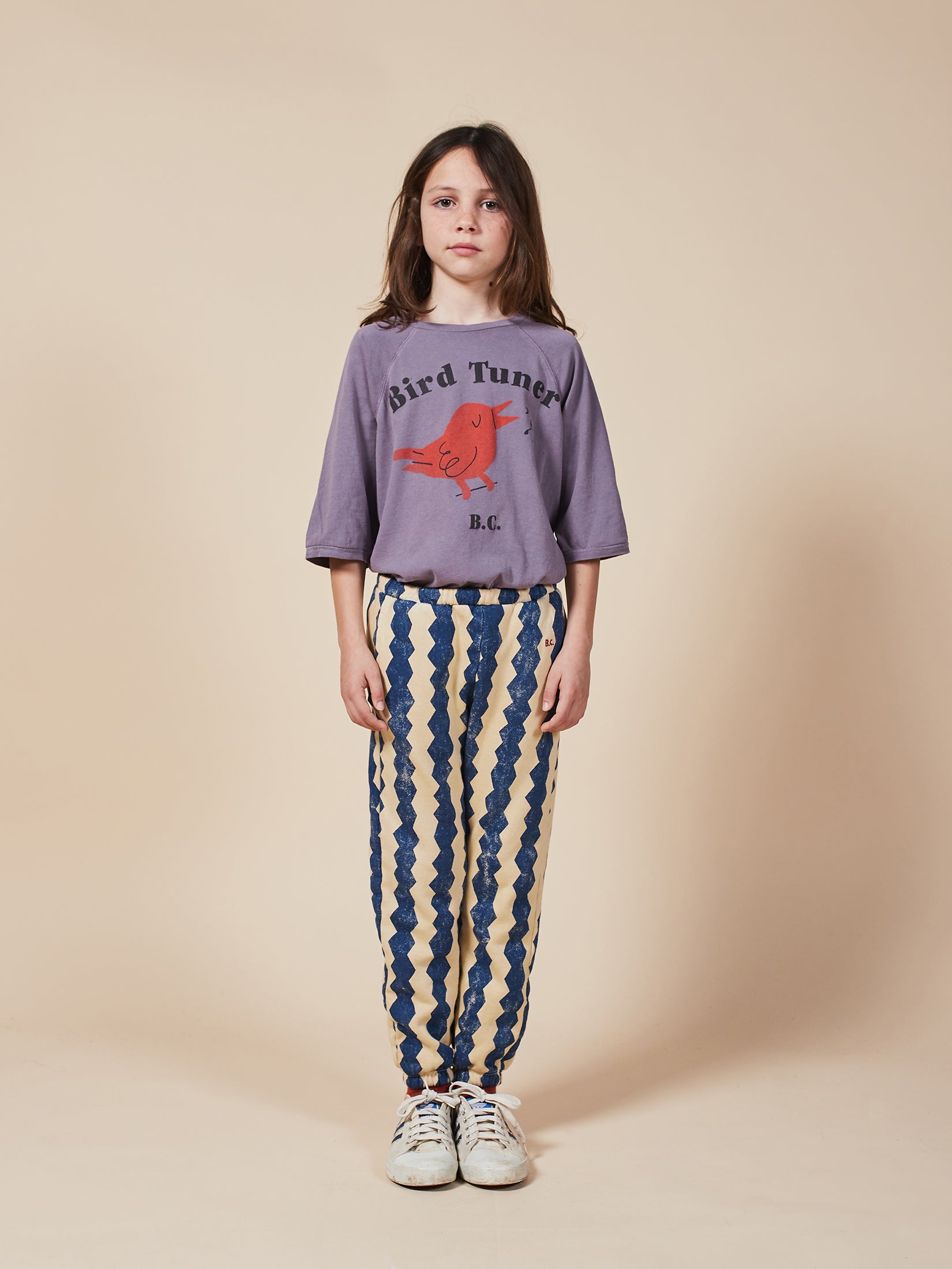 Boys Crape Compote Bird Tuner Organic Cotton T-Shirt