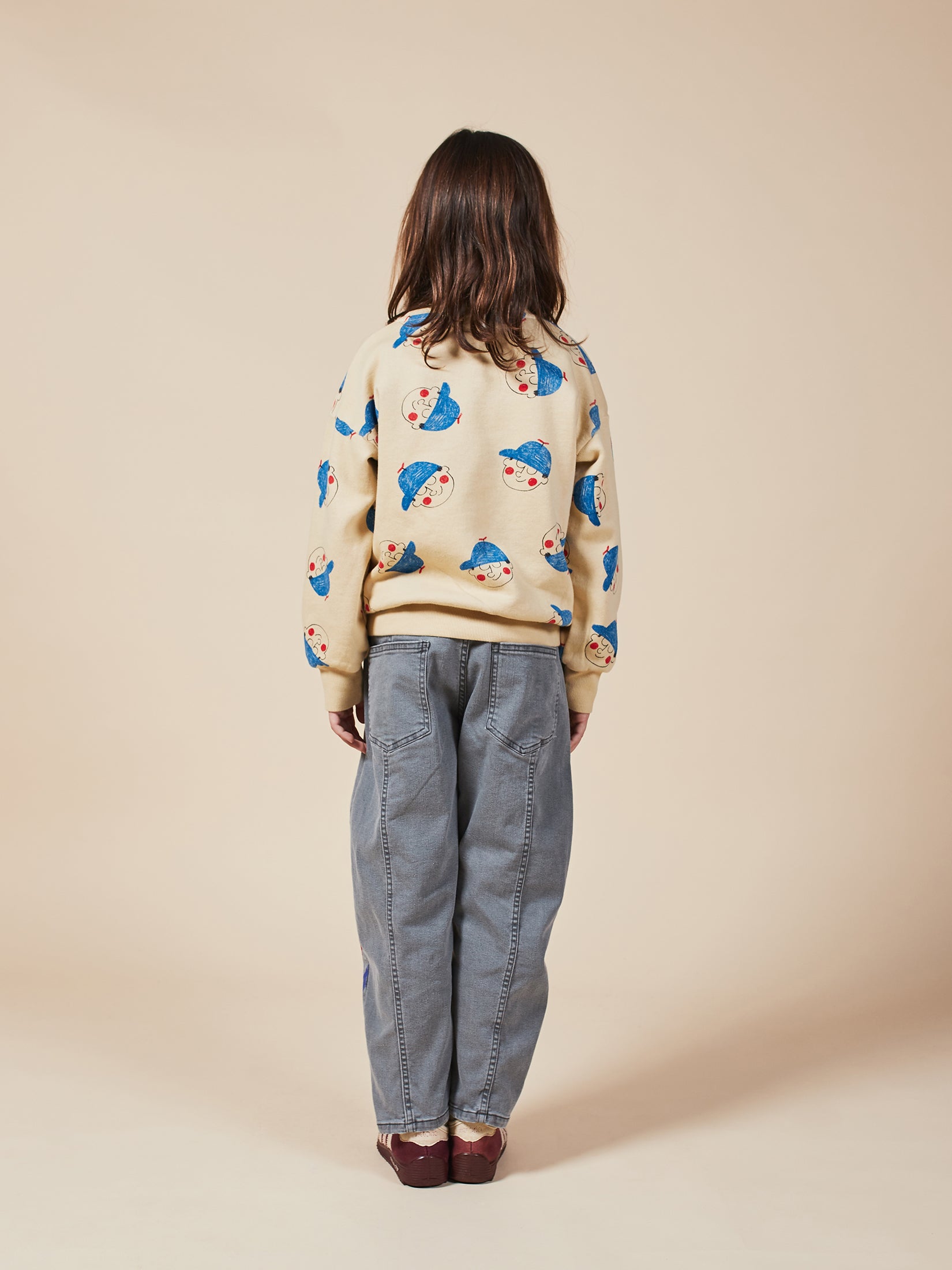 Boys Brown Rice Boy Organic Cotton Sweatshirt