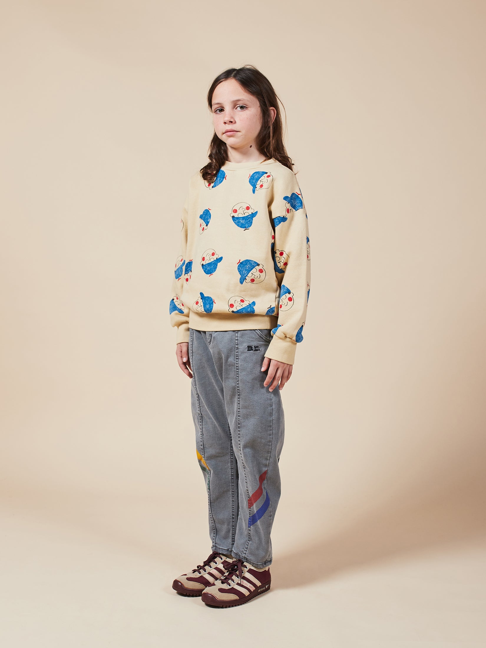 Boys Brown Rice Boy Organic Cotton Sweatshirt