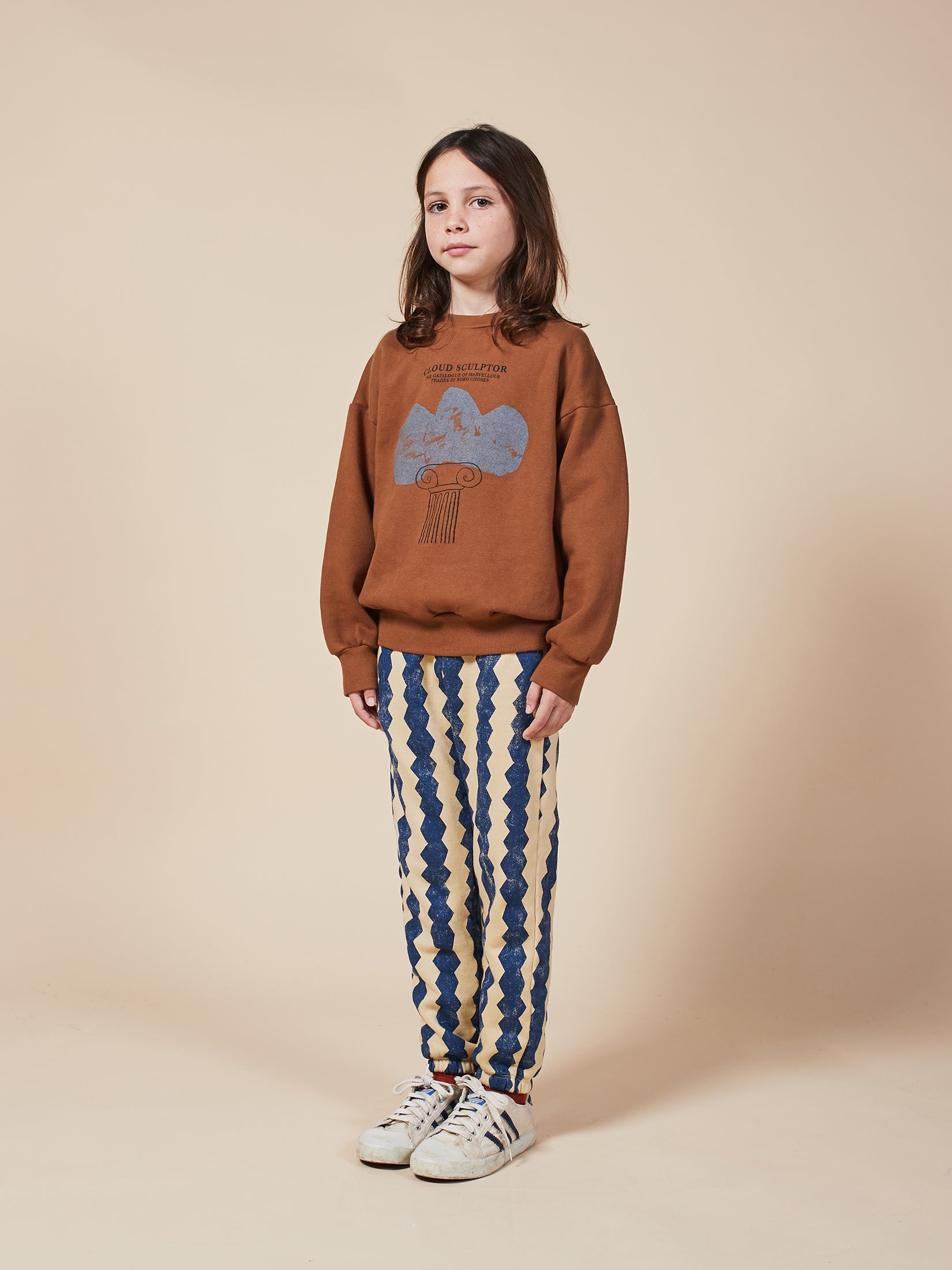 Boys Caramel Cafe Cloud Organic Cotton Sweatshirt