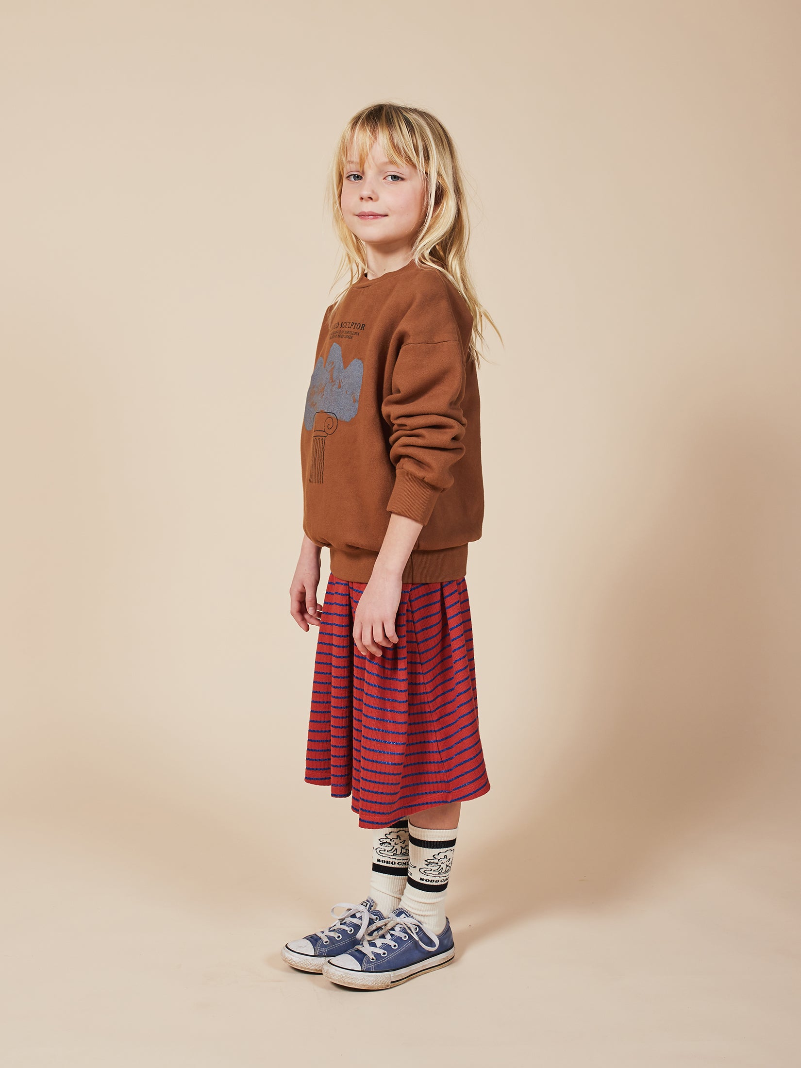 Boys Caramel Cafe Cloud Organic Cotton Sweatshirt