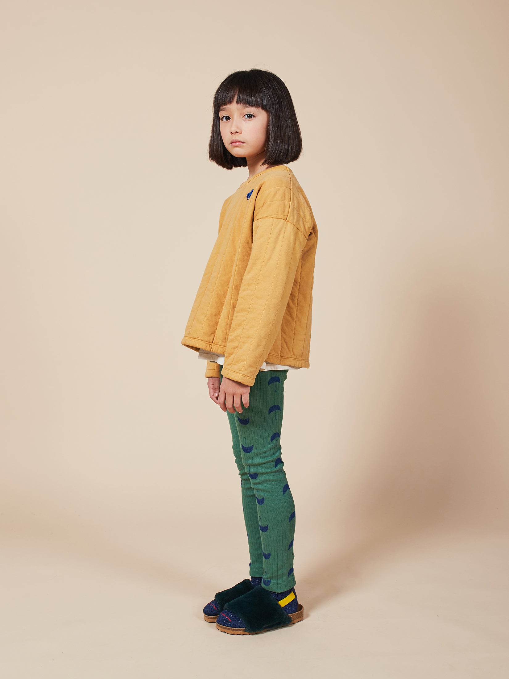 Boys Sunflower Bird Organic Cotton Sweatshirt