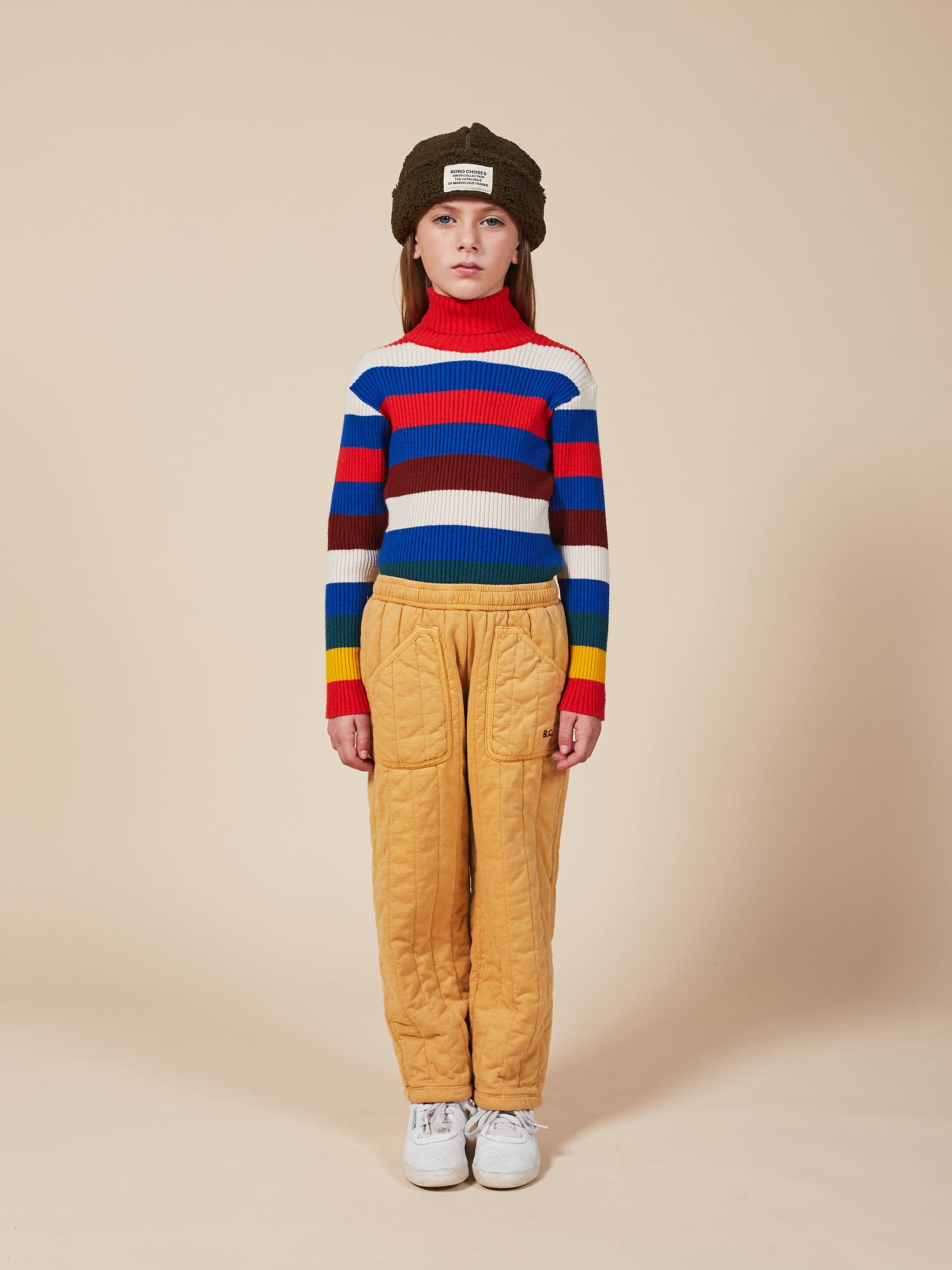 Boys & Girls Electric Blue Multicolor Stripes Jumper