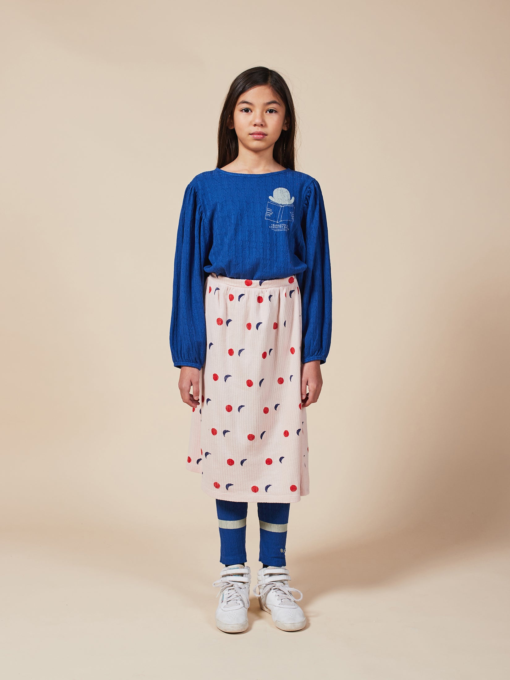 Boys & Girls Electric Blue Organic Cotton Leggings